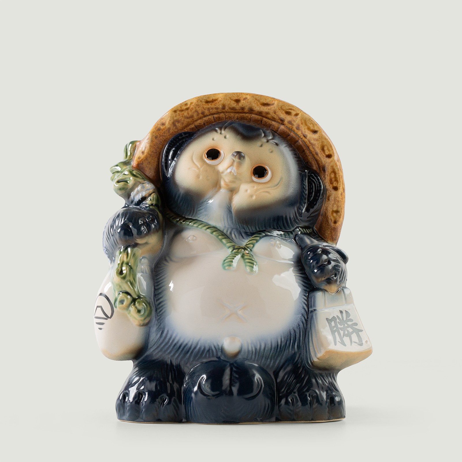 Fortune Raccoon Dog Indigo Large