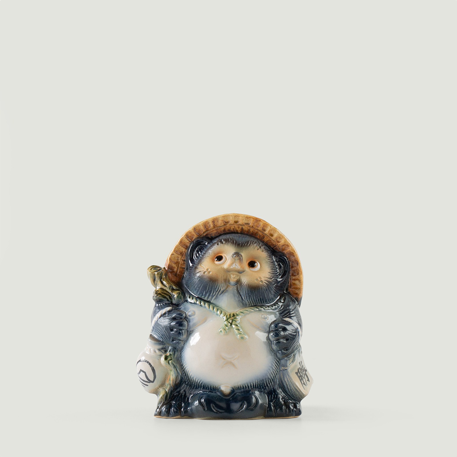 Vignettes flaneurs BEAMS JAPAN Fortune Raccoon Dog Indigo medium tanuki