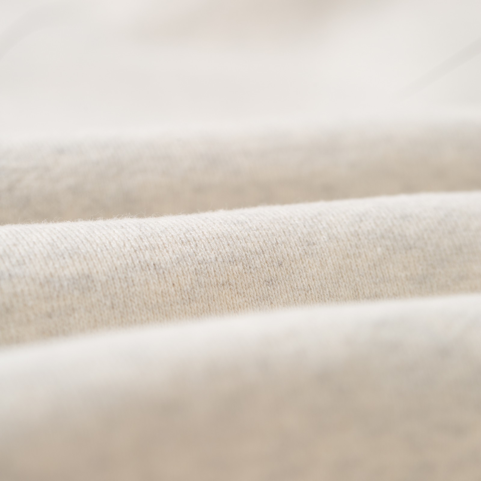Heavy Loopwheel Sweat Hooded Parka Oatmeal