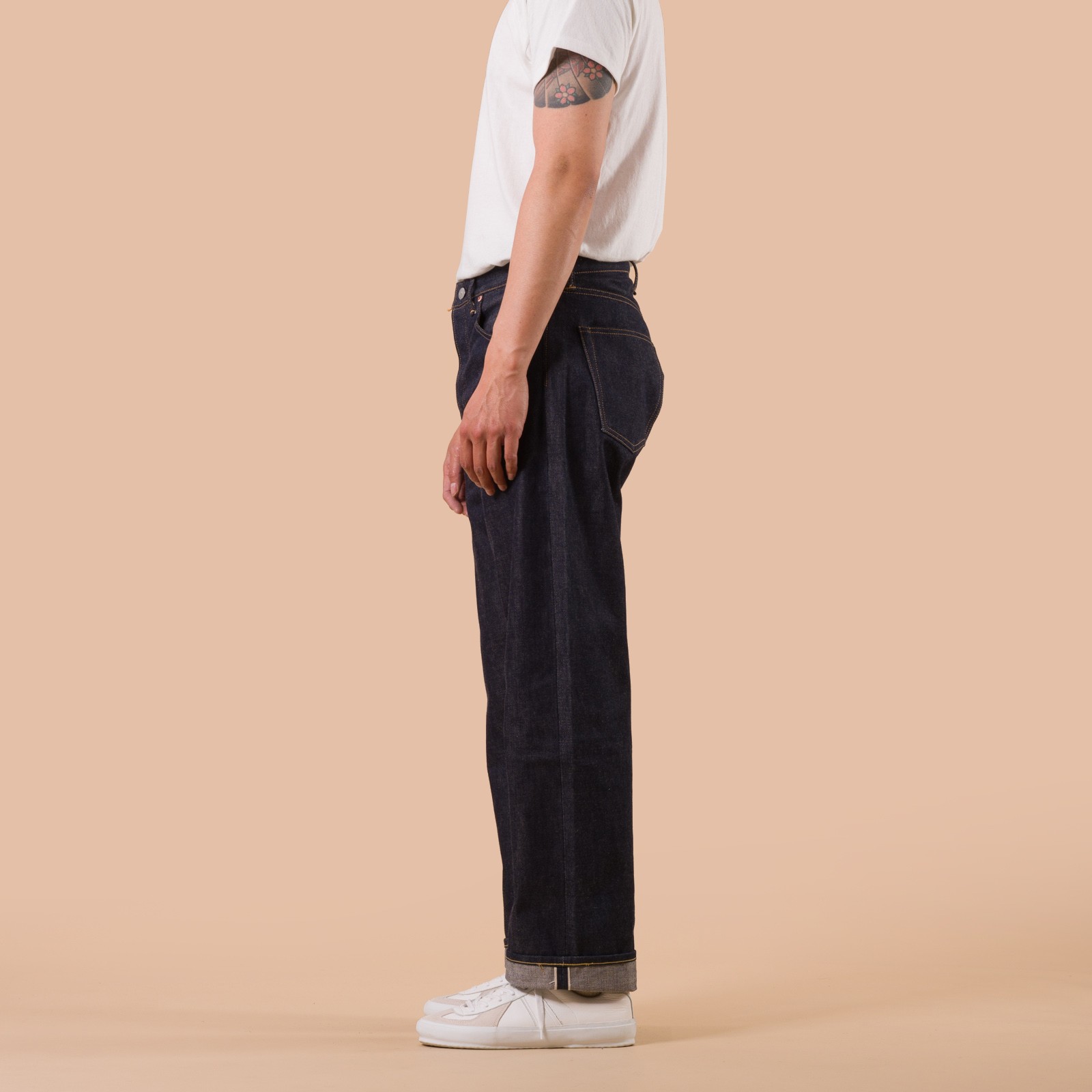 vignette flaneurs jeans selvedge denime Lot. 220XX-54 1954 Model 14oz Regular Straight Denim profil
