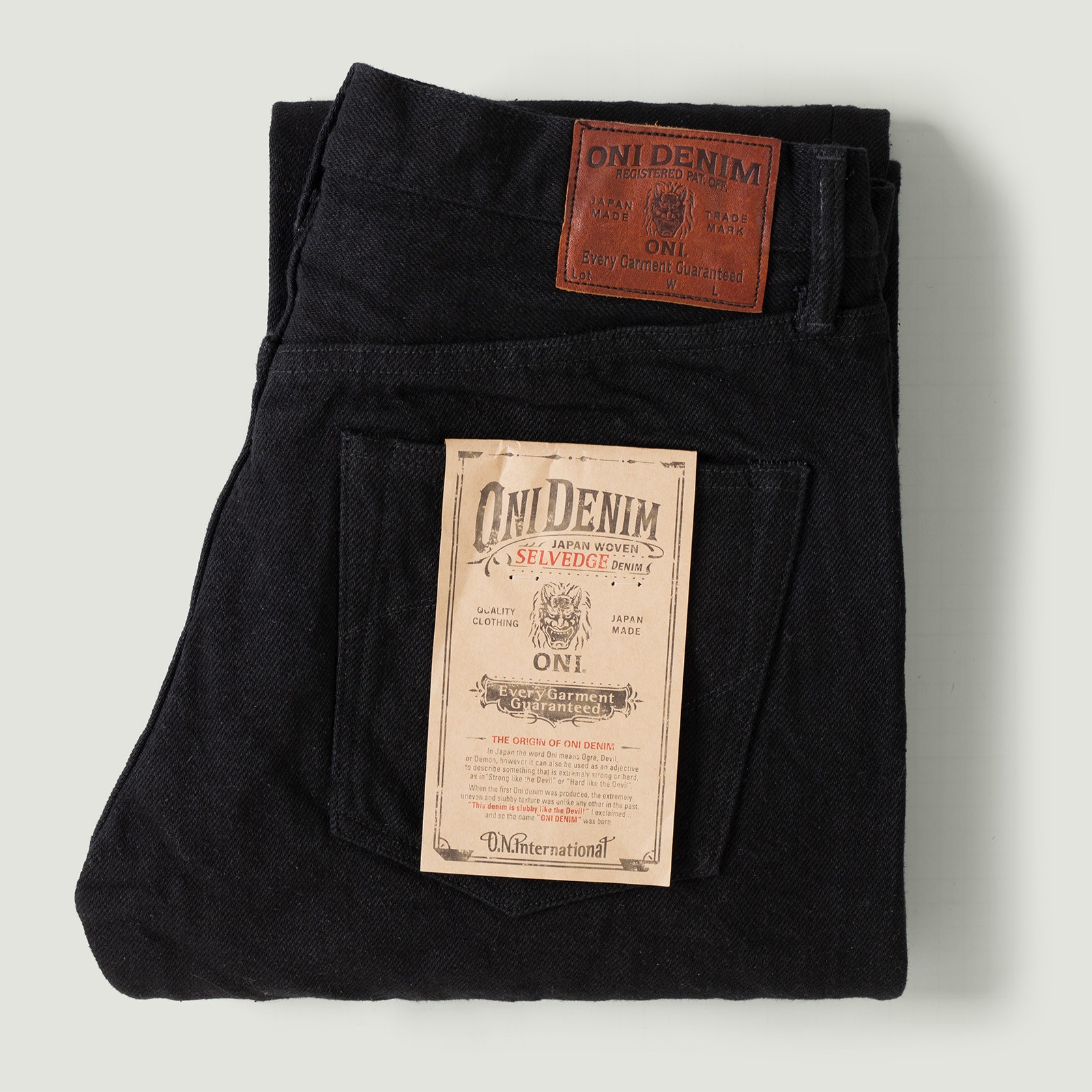 288ZR-BKBK 20oz "Secret Black Denim" Regular Straight