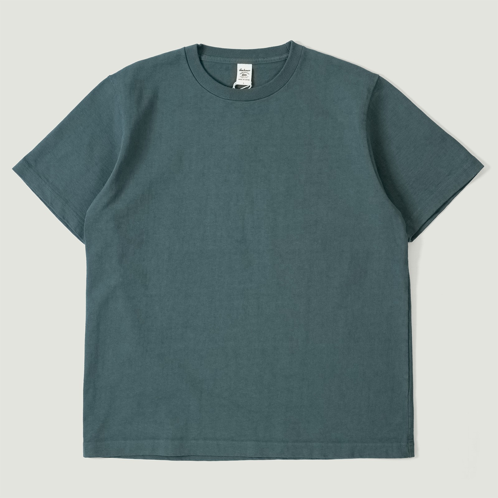 Vignettes flaneurs JACKMAN Dotsume T-Shirt Cloudy Green