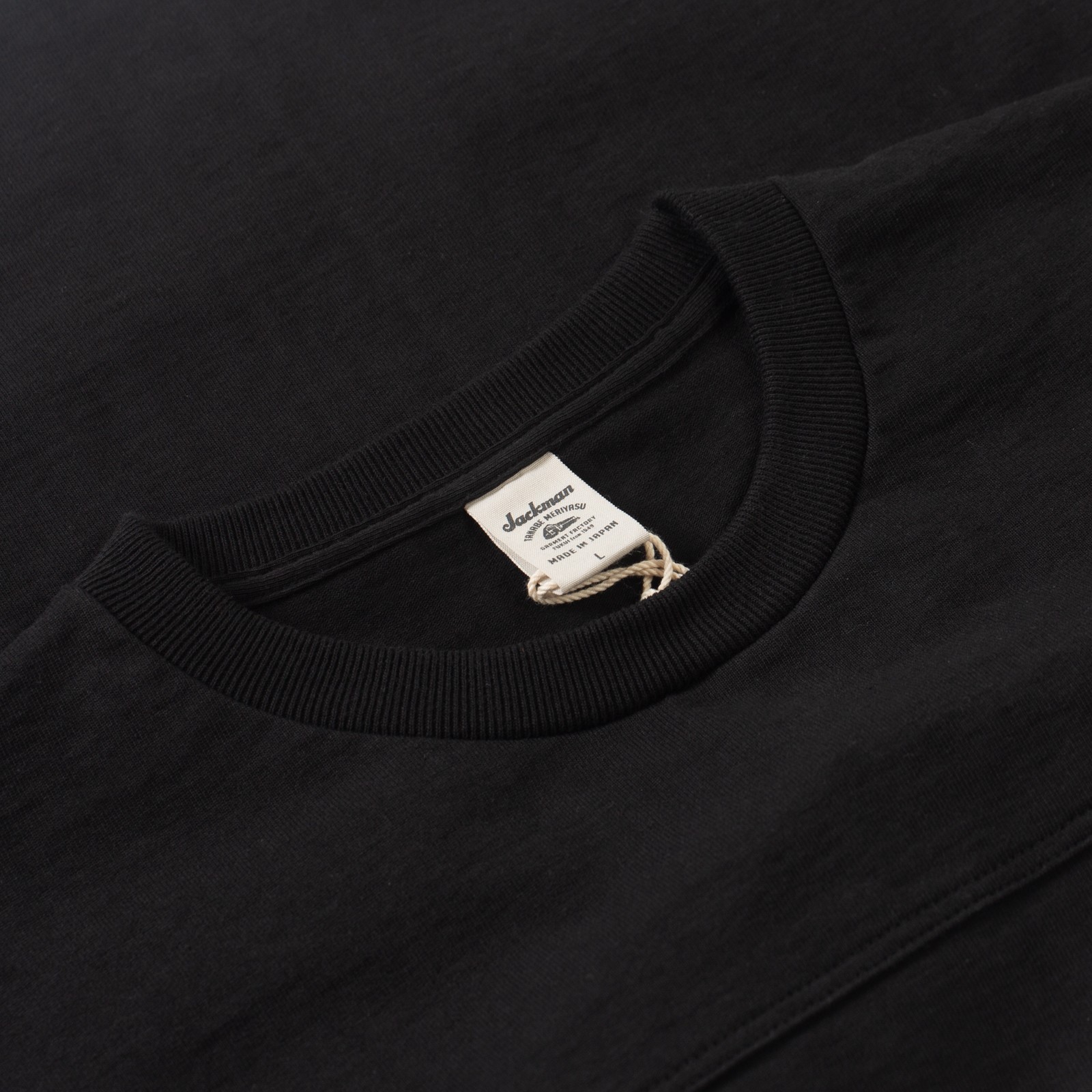 détails flaneurs JACKMAN teeshirt Dotsume Pocket HS T-Shirt Black (2)