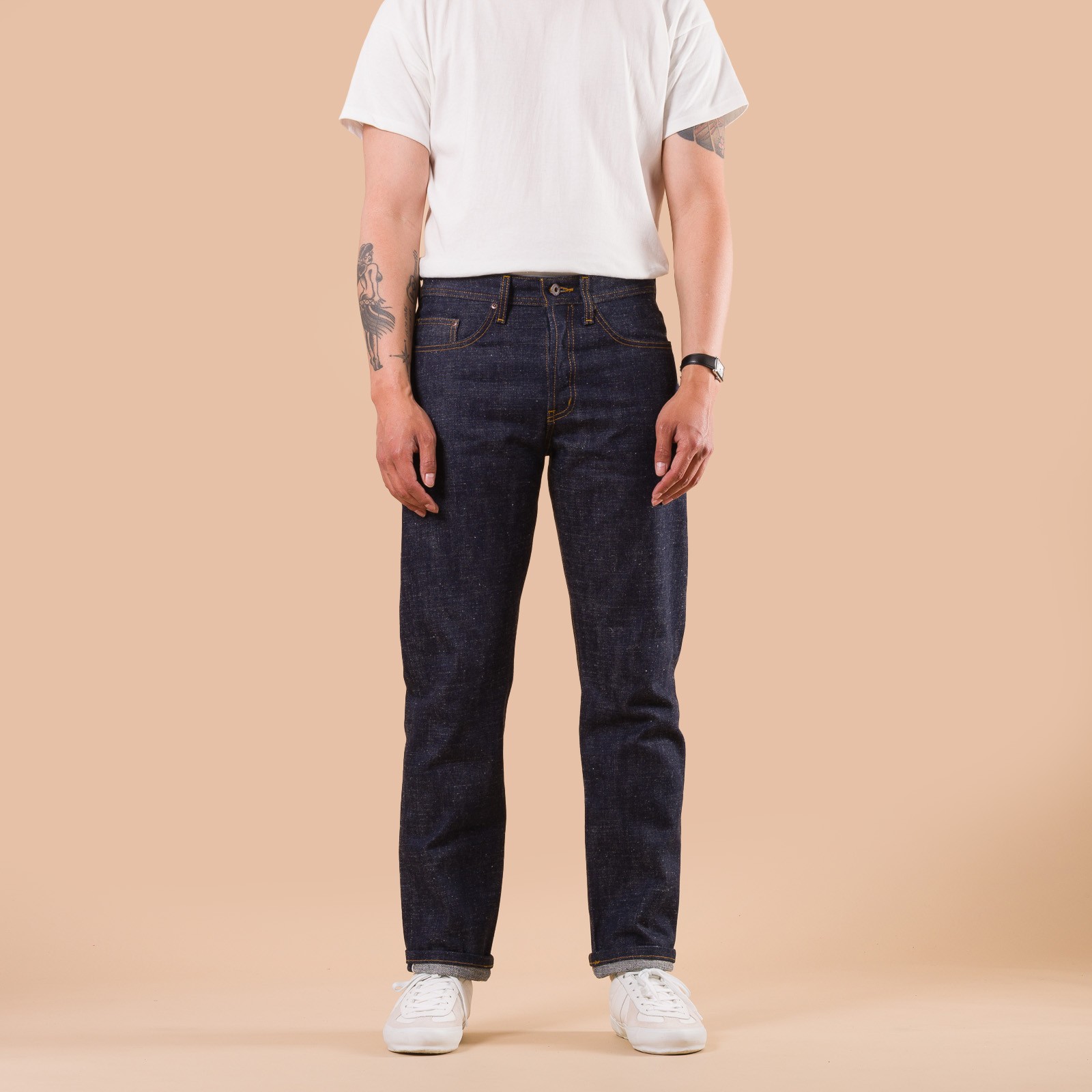 image flâneurs NAKED & FAMOUS / WeirdGuy Brawler Selvedge de face