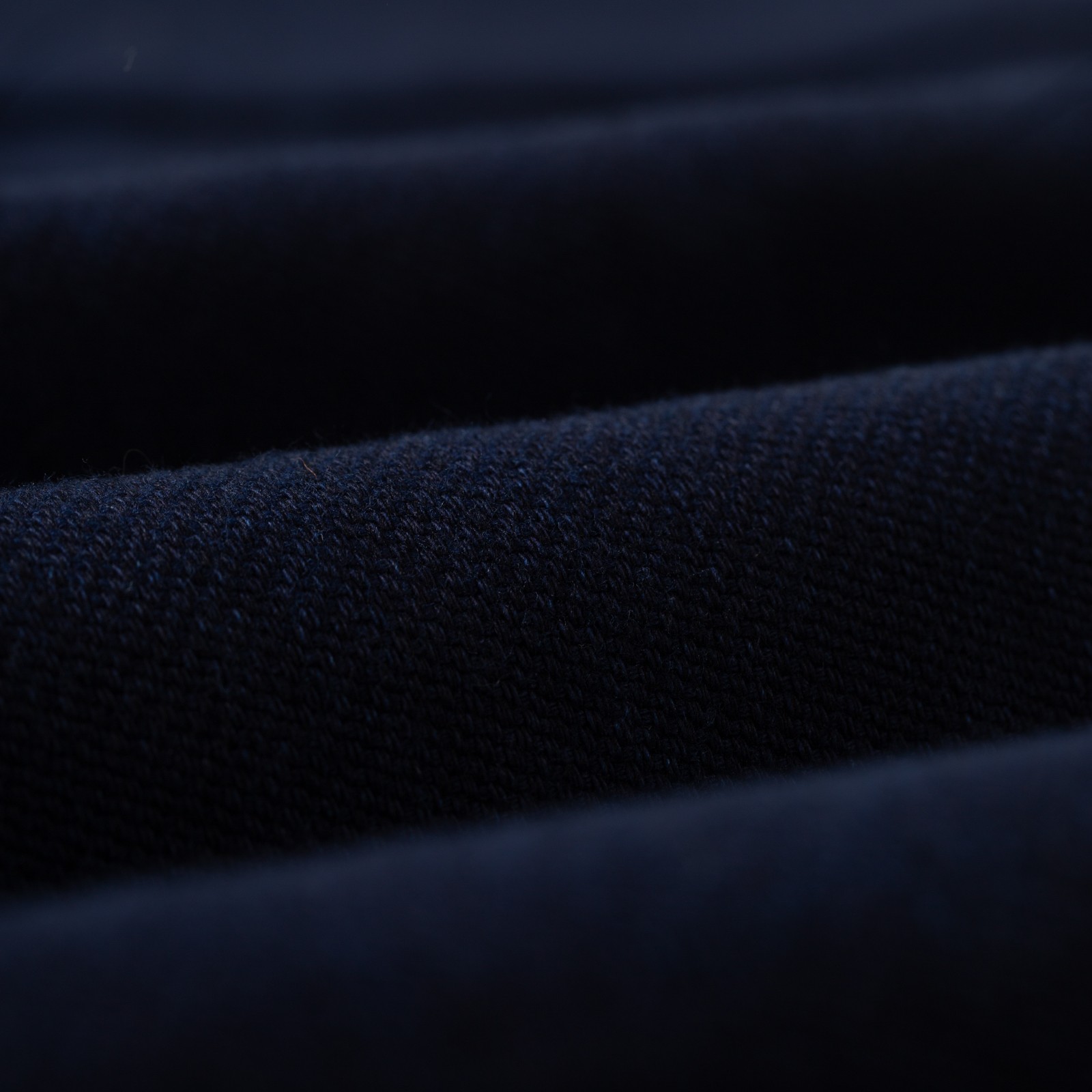 détails NAKED & FAMOUS  Kimono Shirt Maekake Dobby Indigo (4)