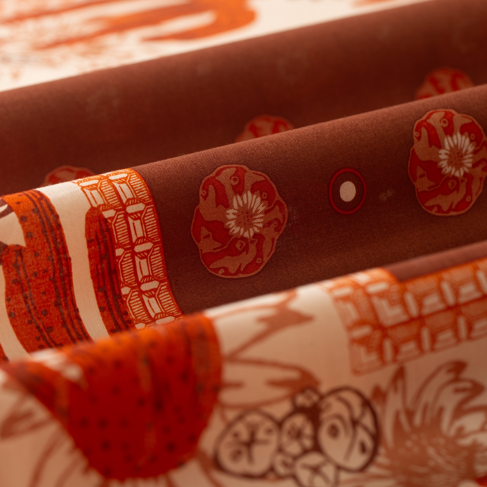 détail one ear brand Hikuri Bandana Gingerbread (1)