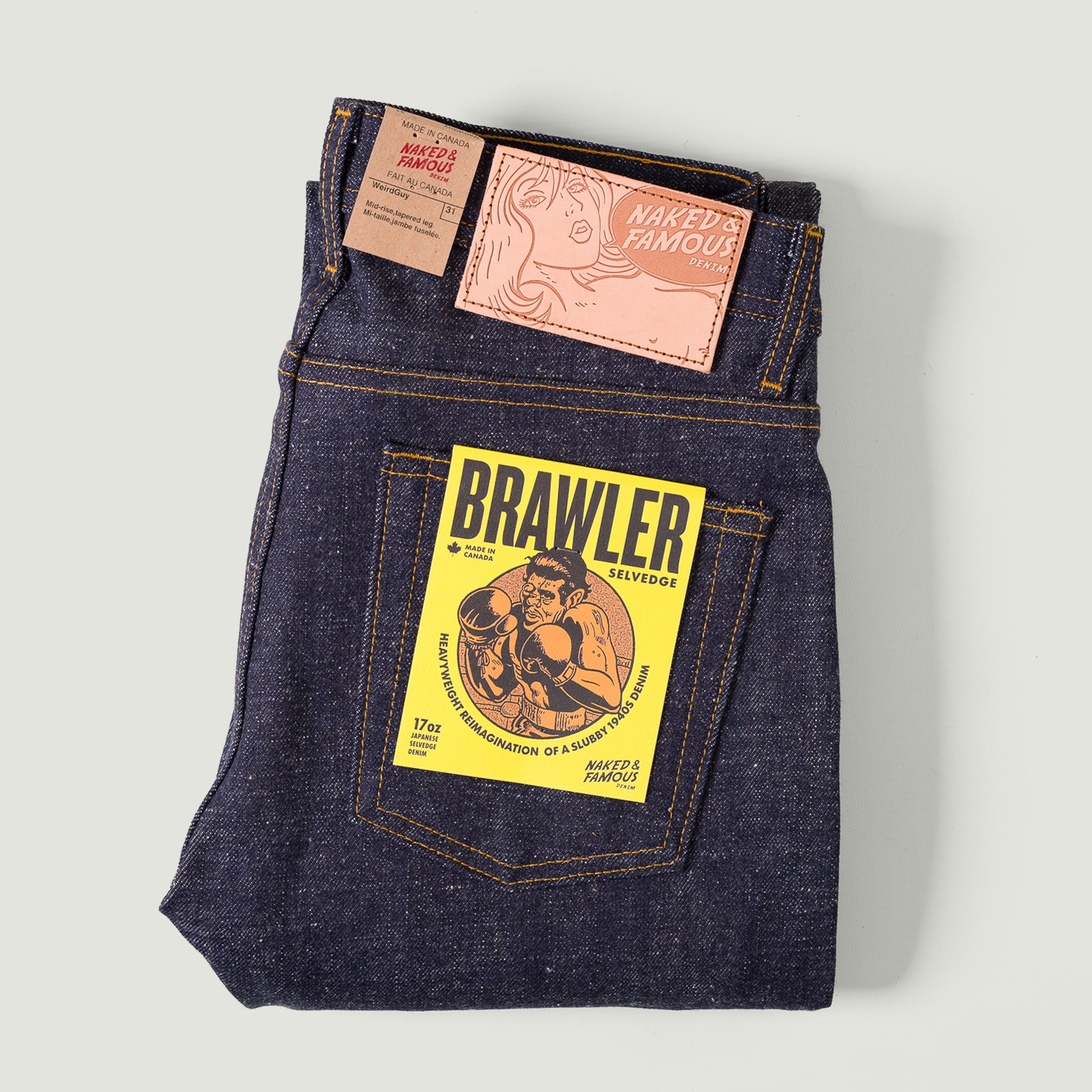 image flâneurs NAKED & FAMOUS / WeirdGuy Brawler Selvedge vignette