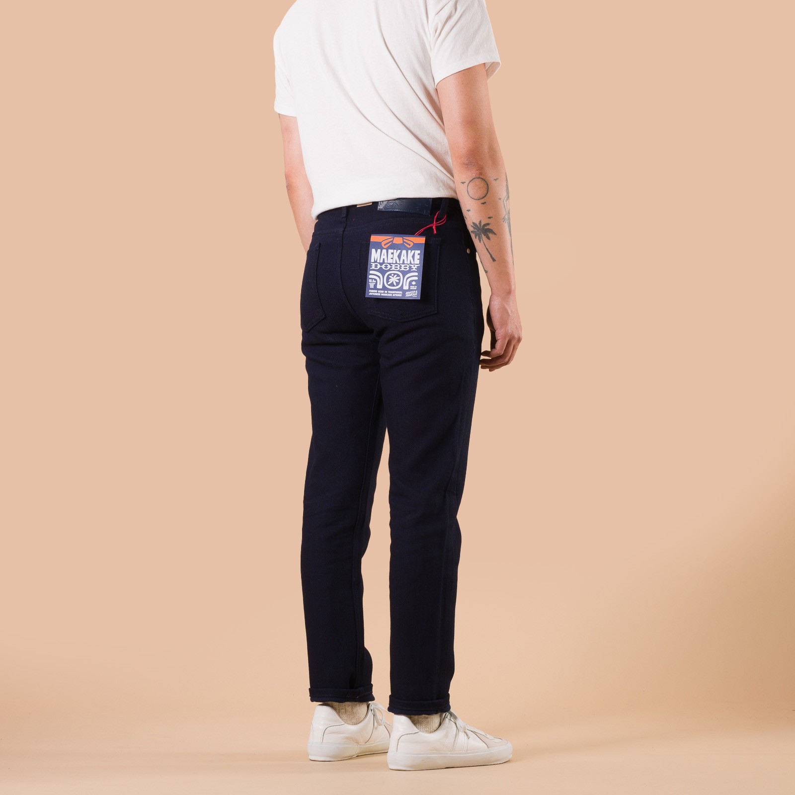 image flâneurs NAKED & FAMOUS / WeirdGuy Maekake Dobby Indigo dos