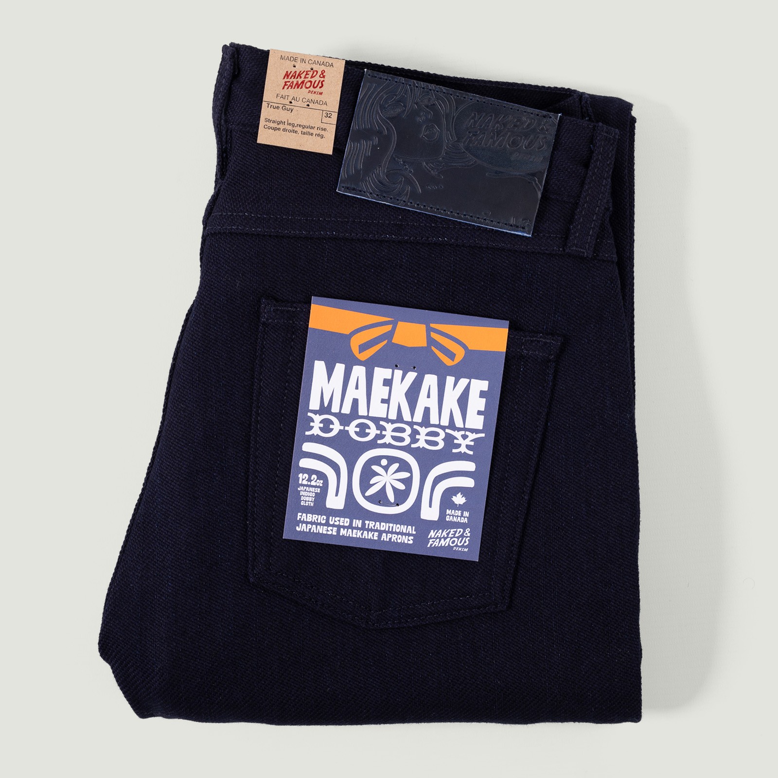 image flâneurs NAKED & FAMOUS / TrueGuy Maekake Dobby Indigo vignette
