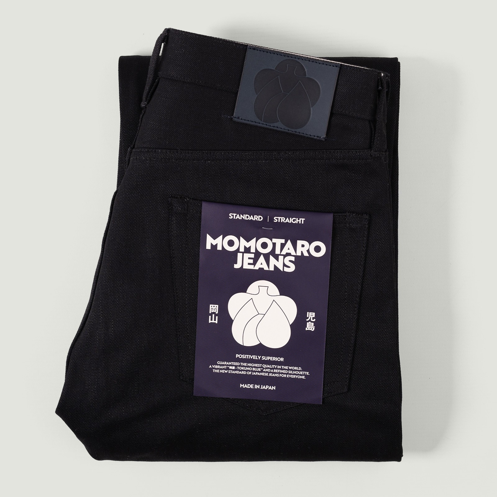 image flâneurs MOMOTARO JEANS / 14.7oz Standard Straight Black vignette