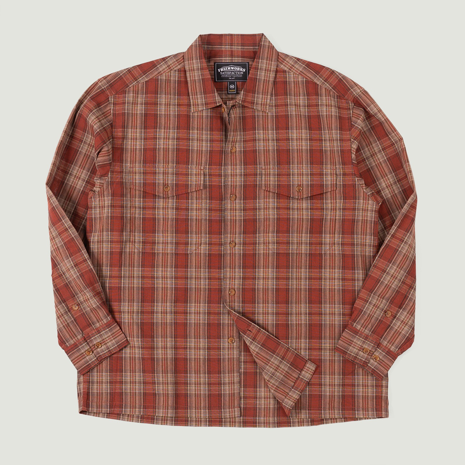 image flâneurs FRIZMWORKS / Check OG 107 Shirt Maple vignette
