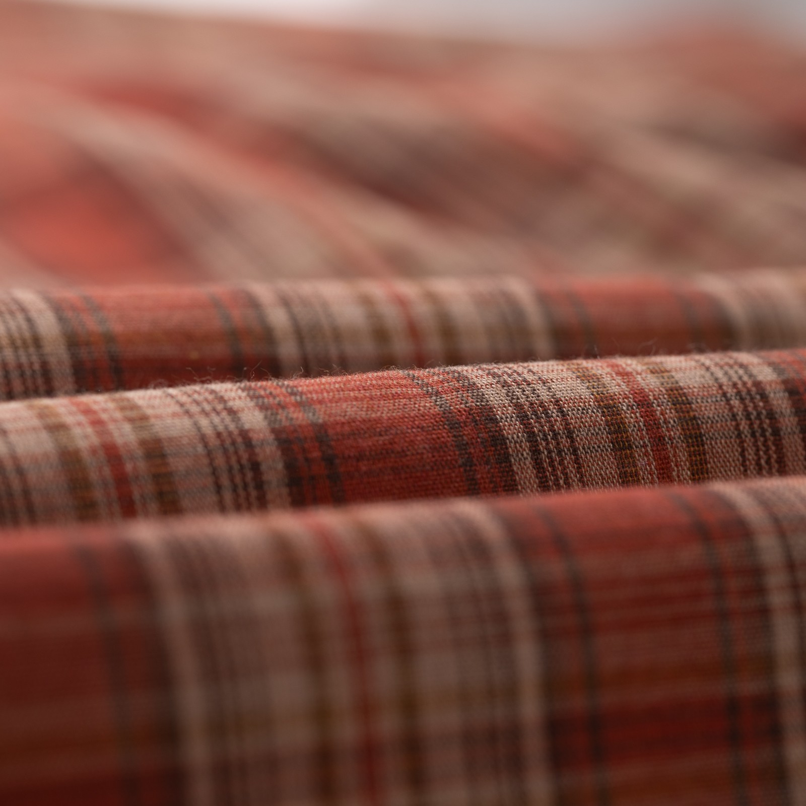 image flâneurs FRIZMWORKS / Check OG 107 Shirt Maple détail matière