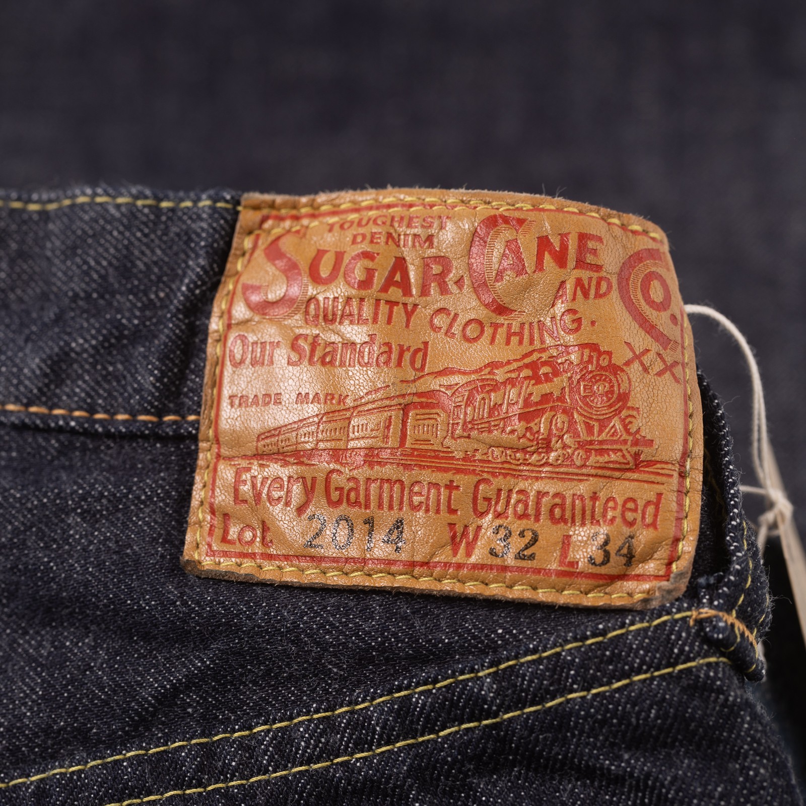 Image Flâneurs SUGAR CANE / 12oz Denim 1947 Model Type-III Slim Straight détail patch