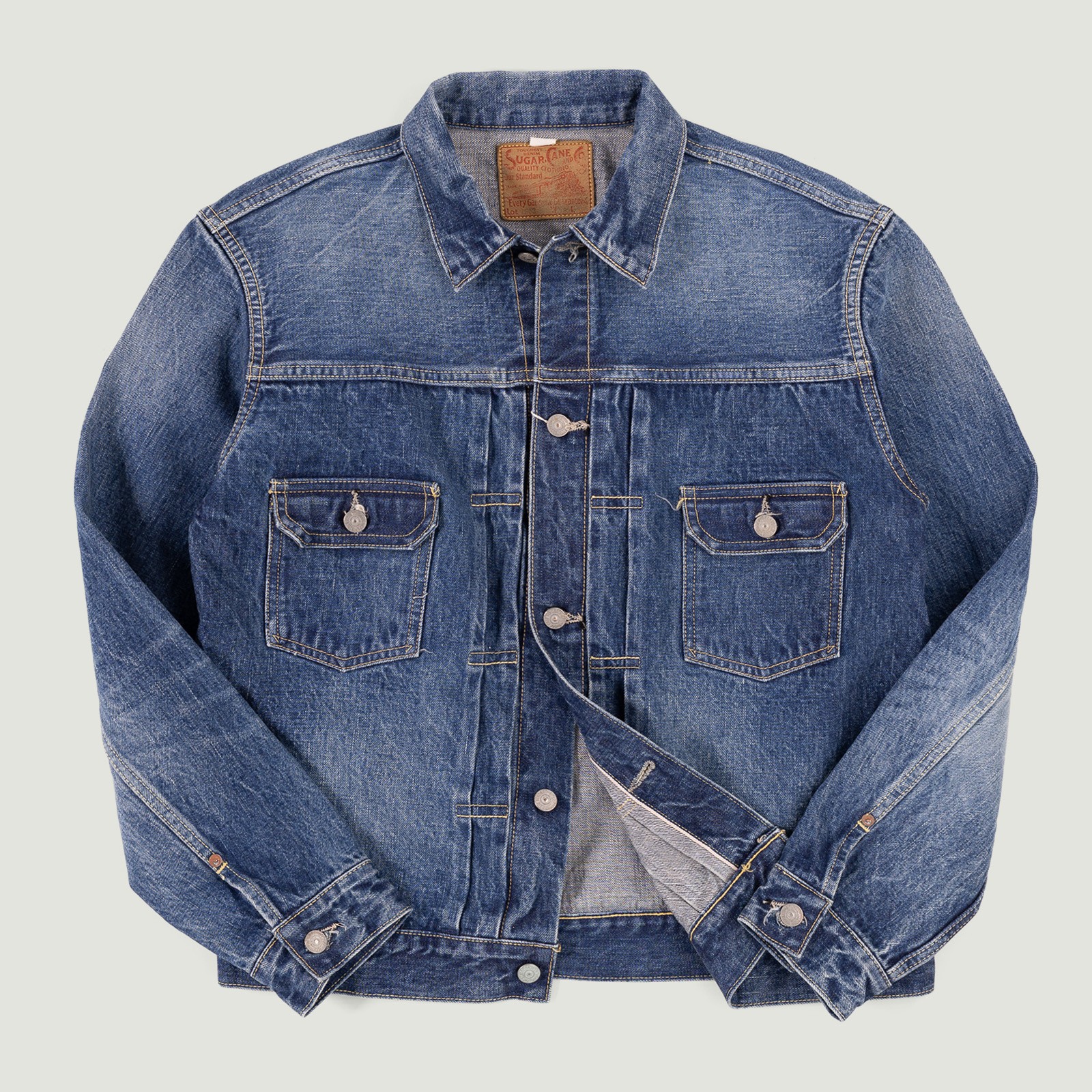 14.25oz Denim Jacket Type II 1953 Aged Model