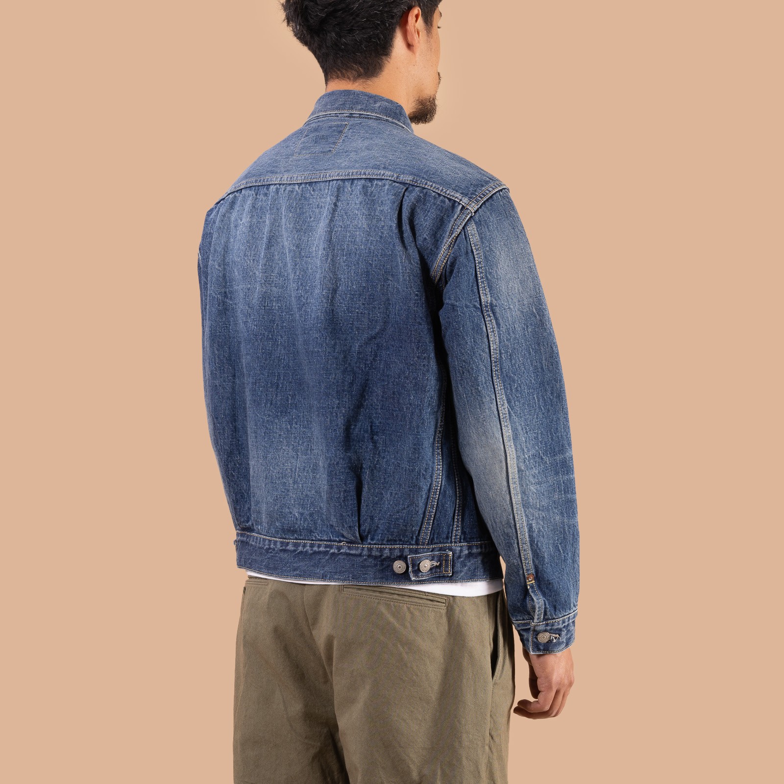 14.25oz Denim Jacket Type II 1953 Aged Model