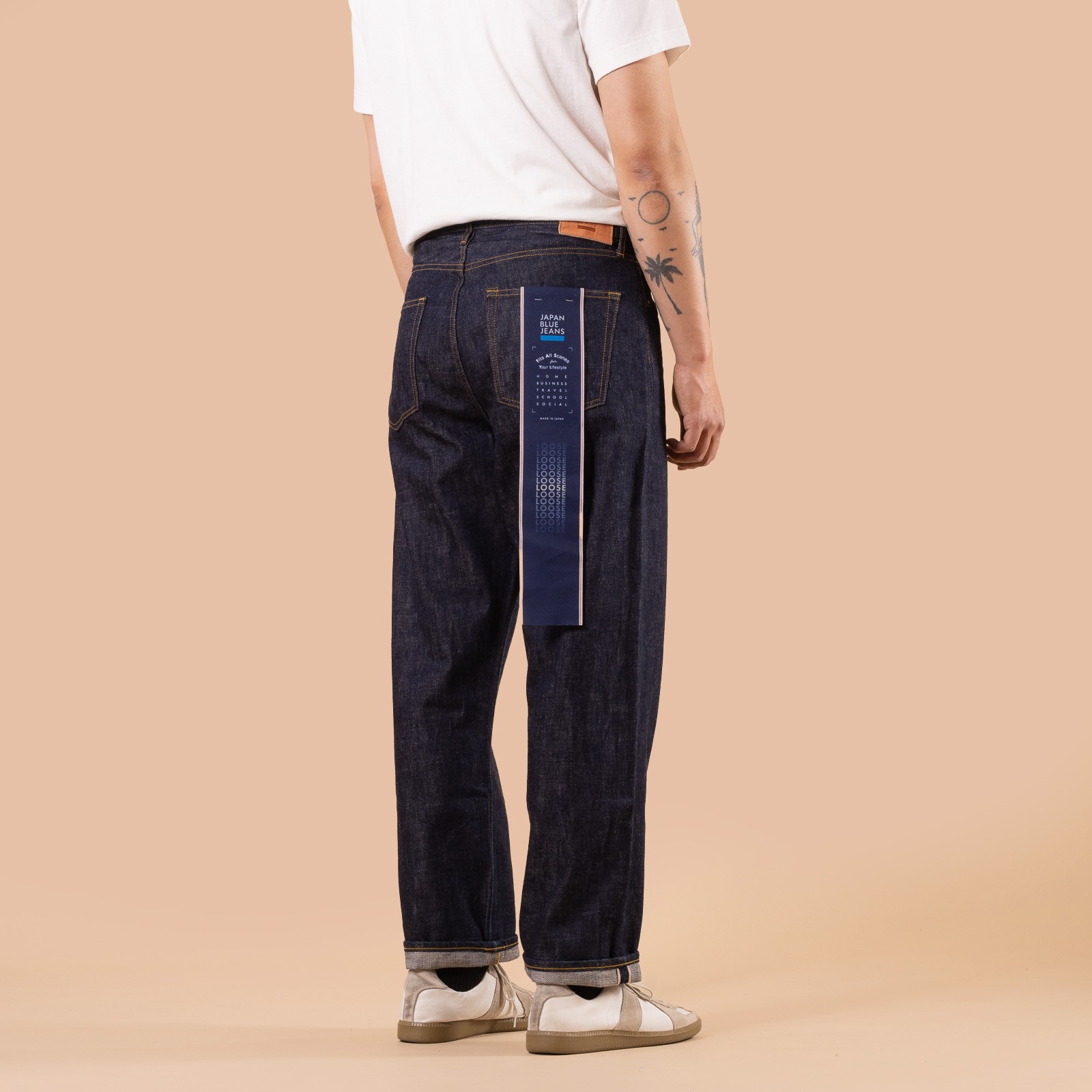 Image-Flâneurs_JAPAN BLUE JEANS / J504 Loose Fit 12,5oz_de-dos
