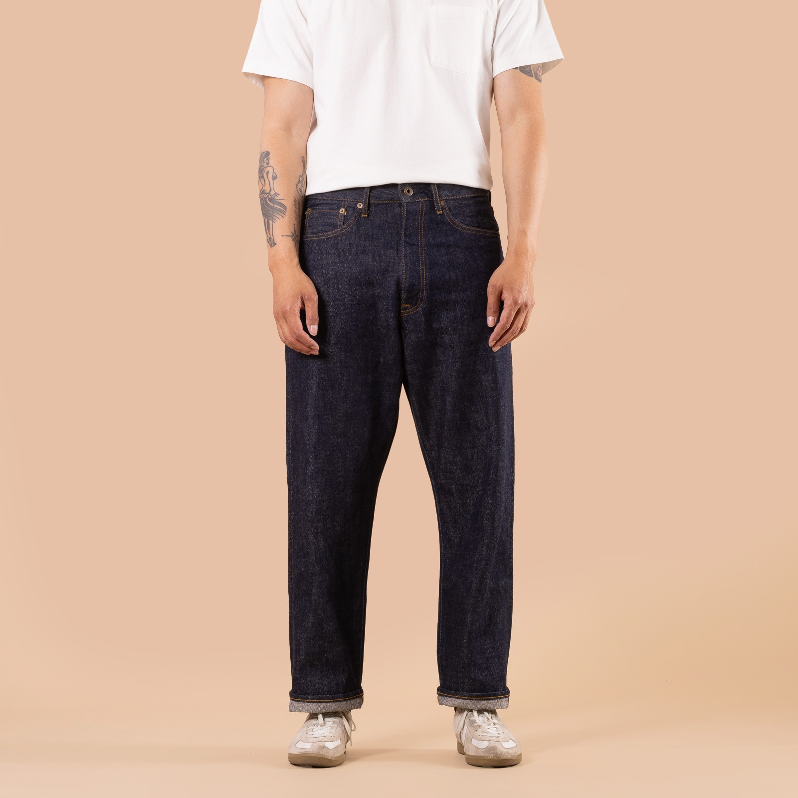 Image-Flâneurs_JAPAN BLUE JEANS / J504 Loose Fit 12,5oz_de-face