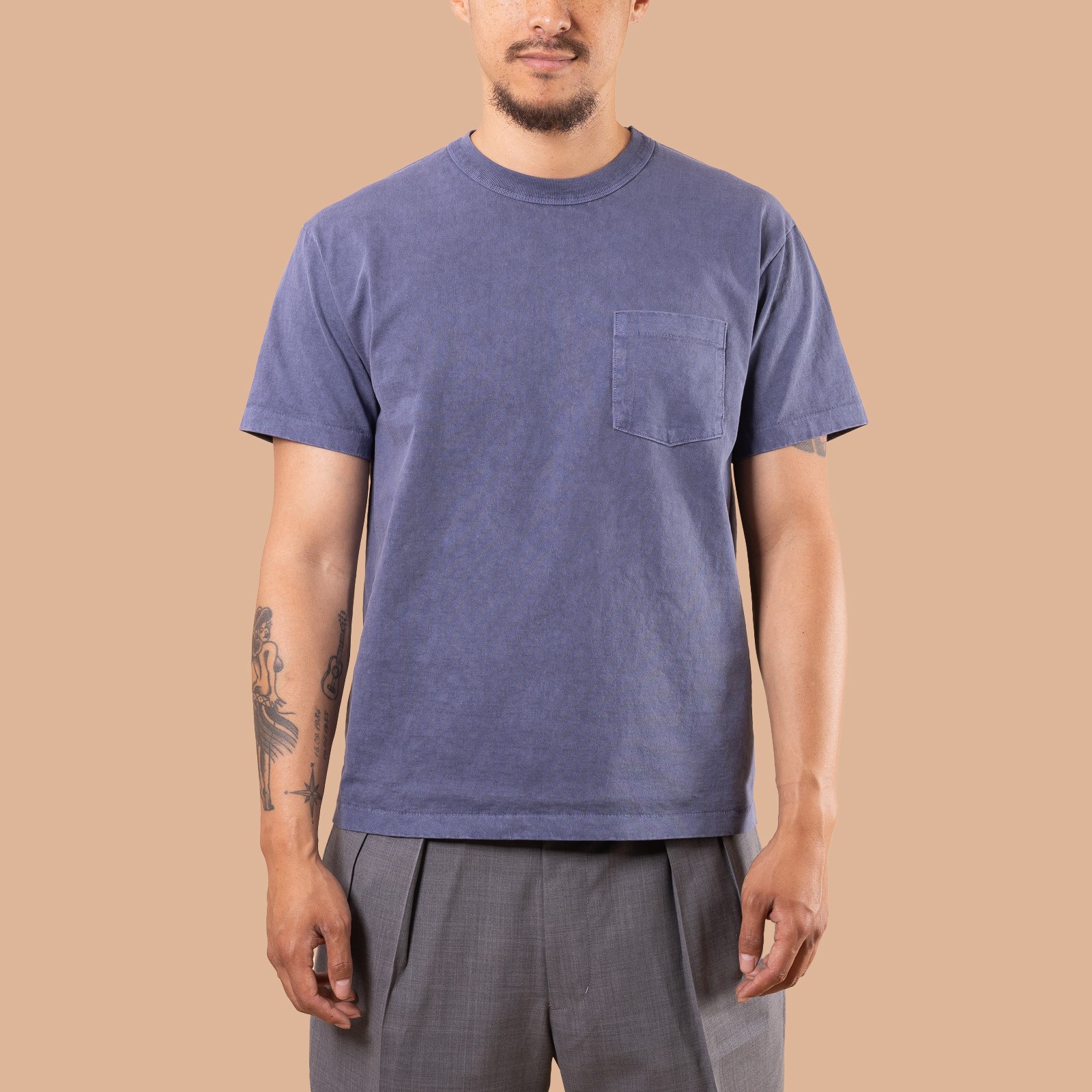 "SURE MFG" 7,5oz Pocket S/S Tee Nasvy