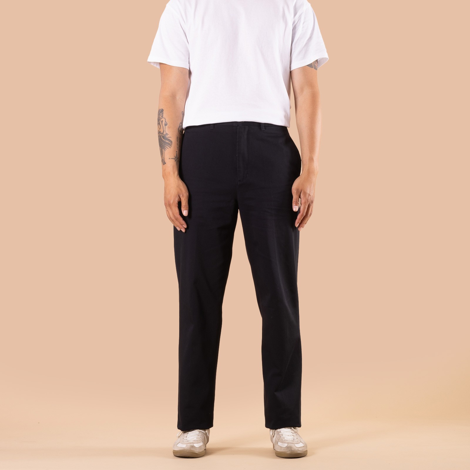 Image flâneurs  BARNSTORMER / 1952UC Flat Front Chino Navy face
