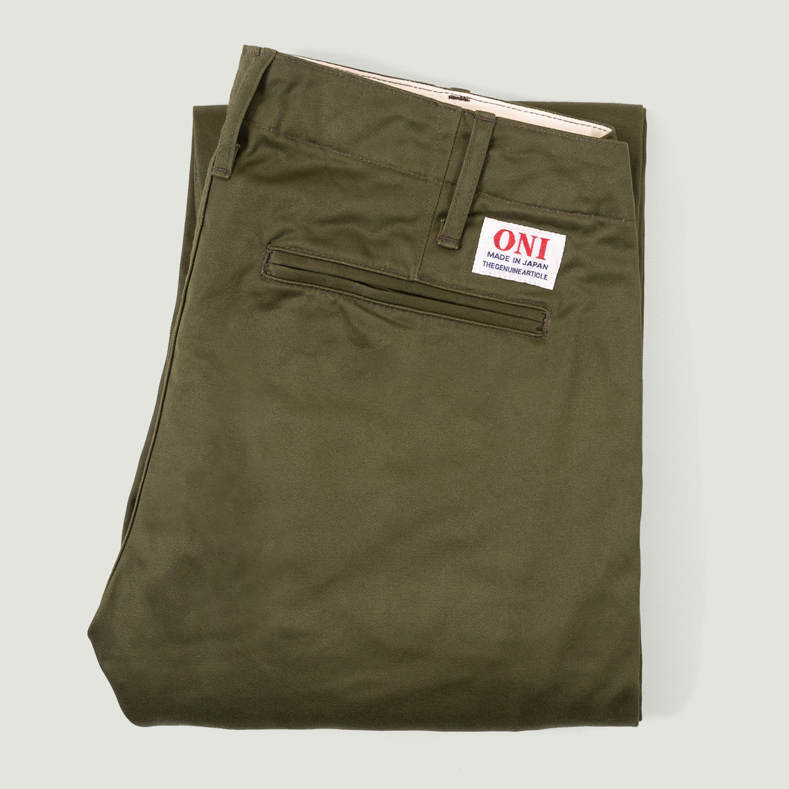 Image flâneurs ONI DENIM / 747-WP-ODG West Point Chino OD Green vignette