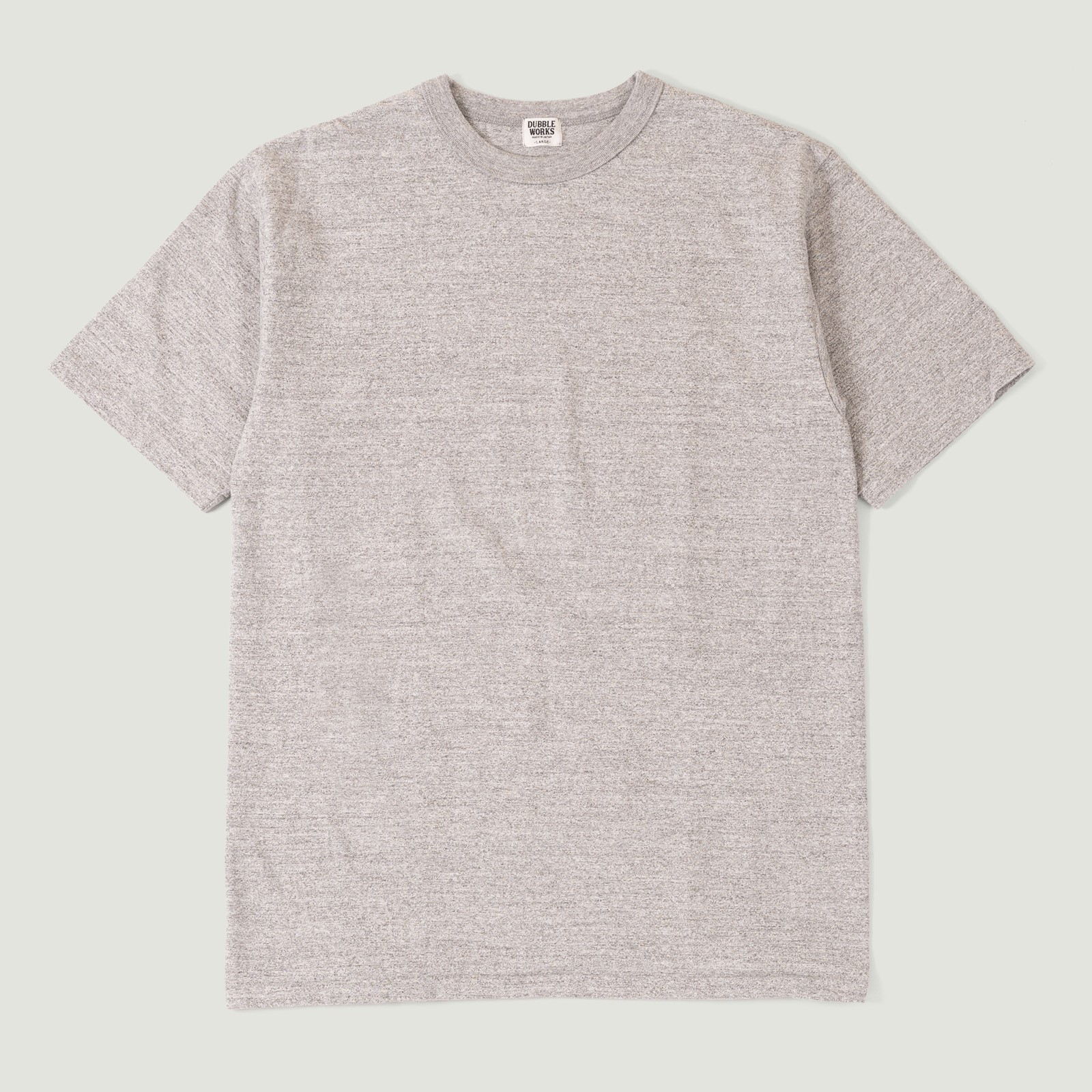 7.7oz Fallen Cotton S/S Tee Heather Grey