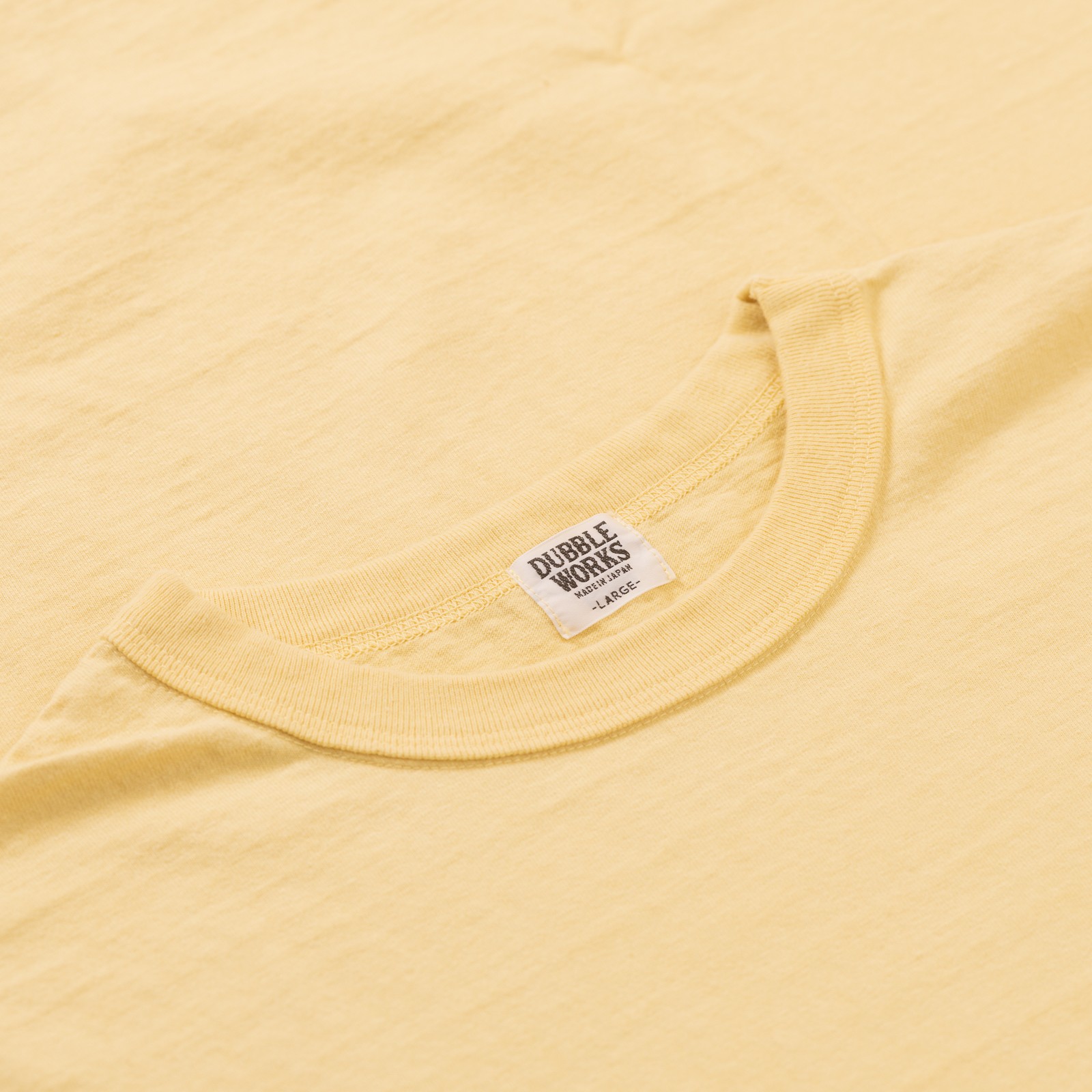 7.7oz Fallen Cotton S/S Tee Light Yellow