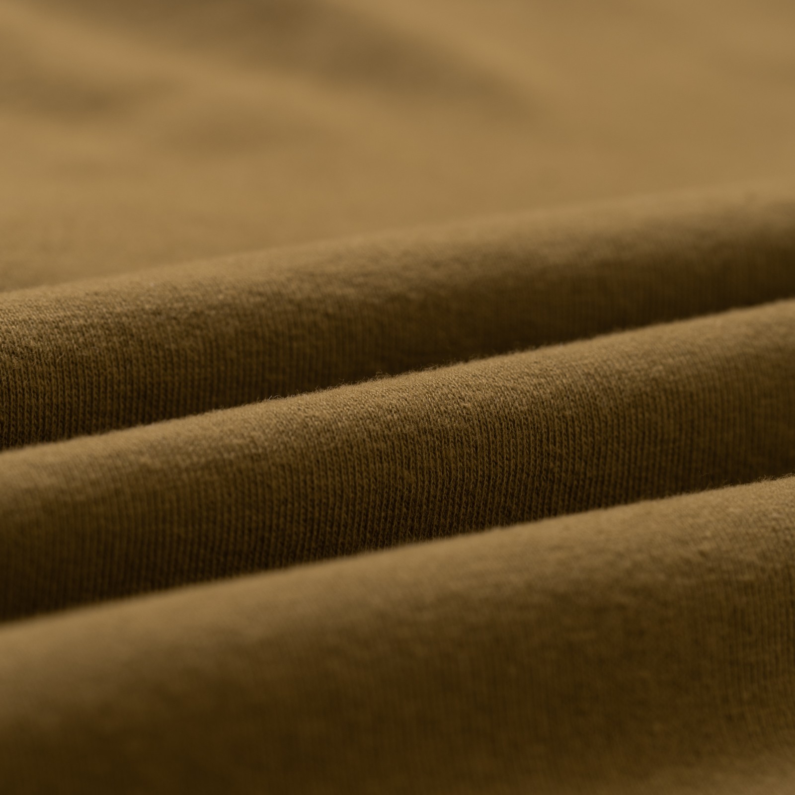 Light Terry Henley Sweatshirt Khaki