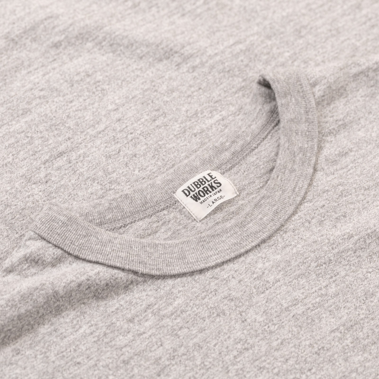 7.7oz Fallen Cotton S/S Tee Heather Grey