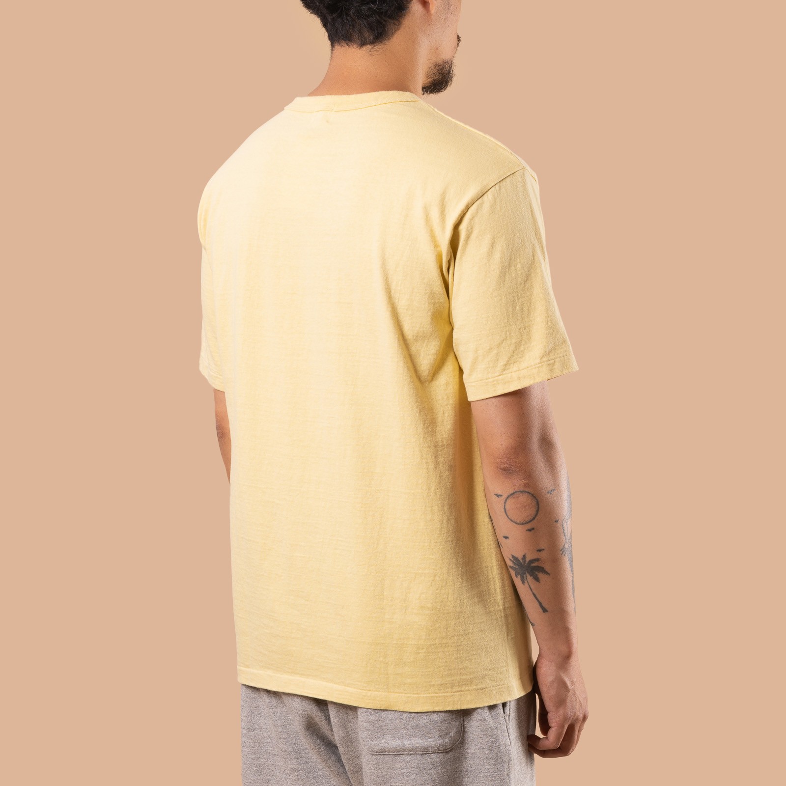 7.7oz Fallen Cotton S/S Tee Light Yellow