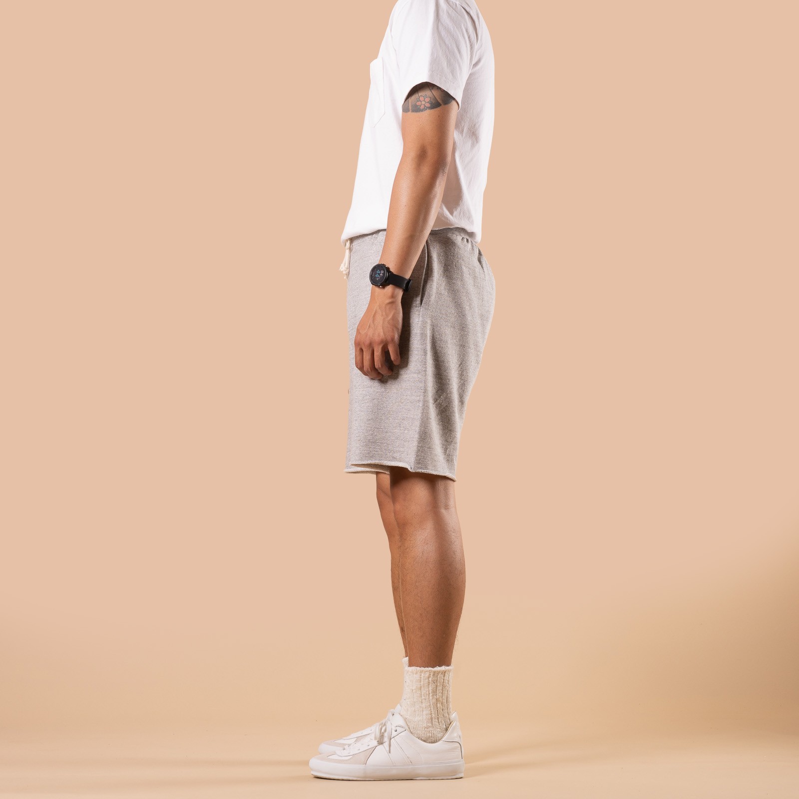 Sweat Short Pants Heather Grey