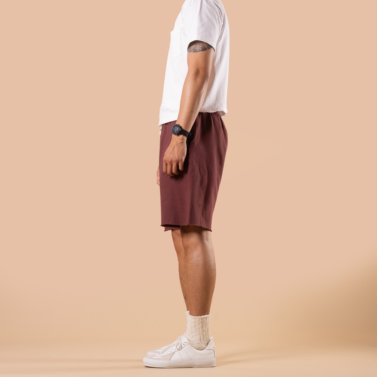 Sweat Short Pants Bordeaux