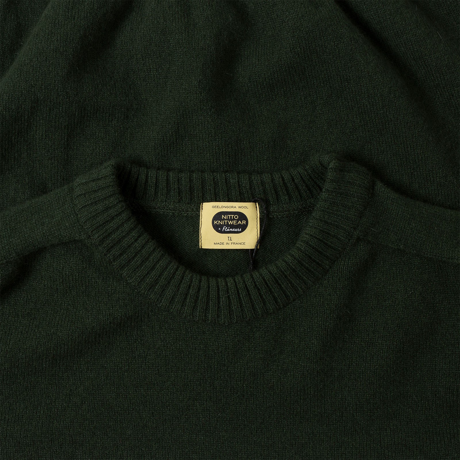 NITTO KNITWEAR X FLANEURS / Bedros Geelongora Sweater Cedar