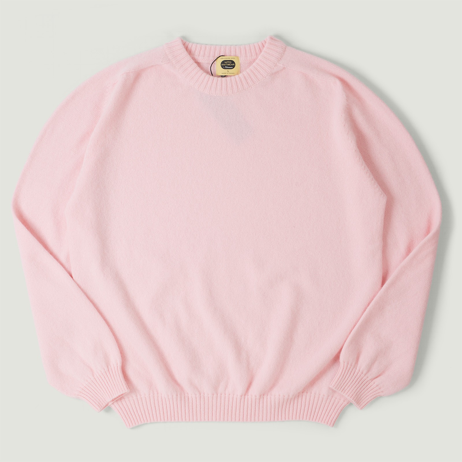 NITTO KNITWEAR X FLANEURS Pull Bedros Geelongora candy floss