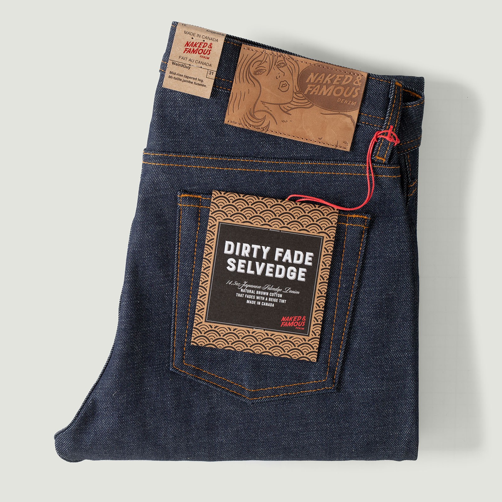 vignette flaneurs NAKED & FAMOUS WeirdGuy Dirty Fade Selvedge