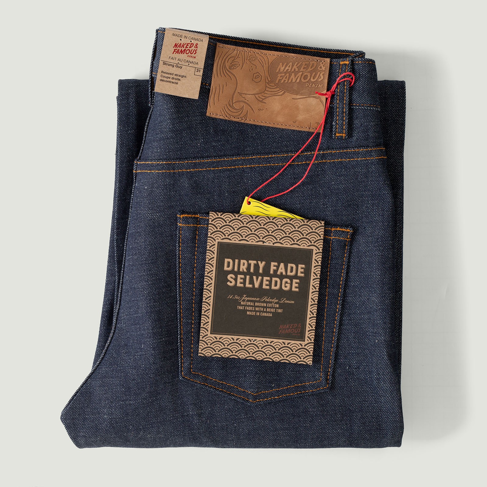 vignette flaneurs NAKED & FAMOUS StrongGuy Dirty Fade Selvedge