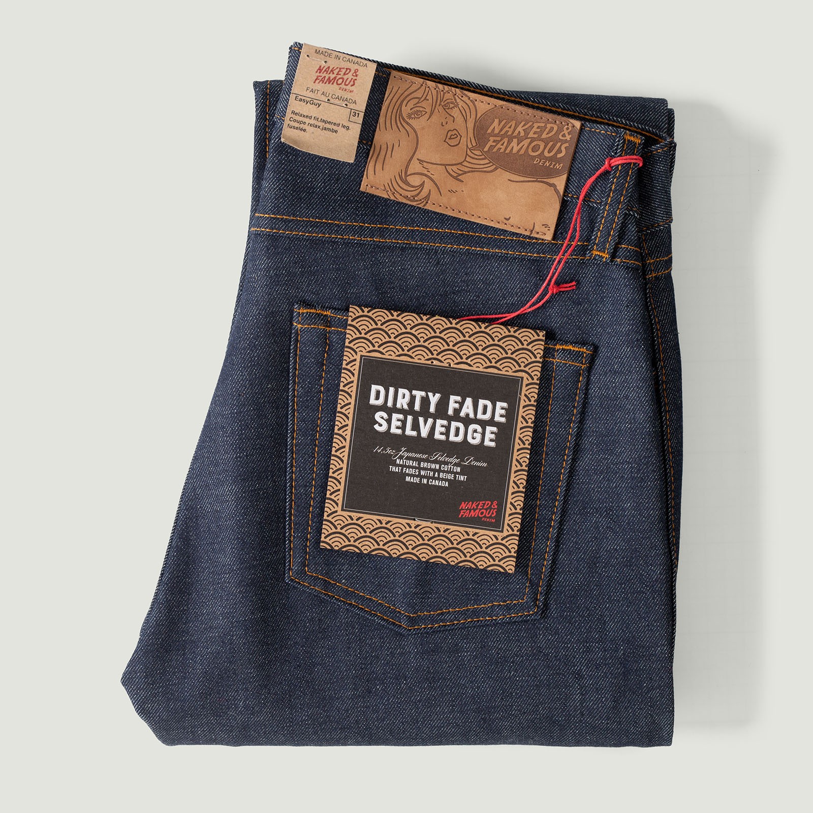vignette flaneurs NAKED & FAMOUS EasyGuy Dirty Fade Selvedge