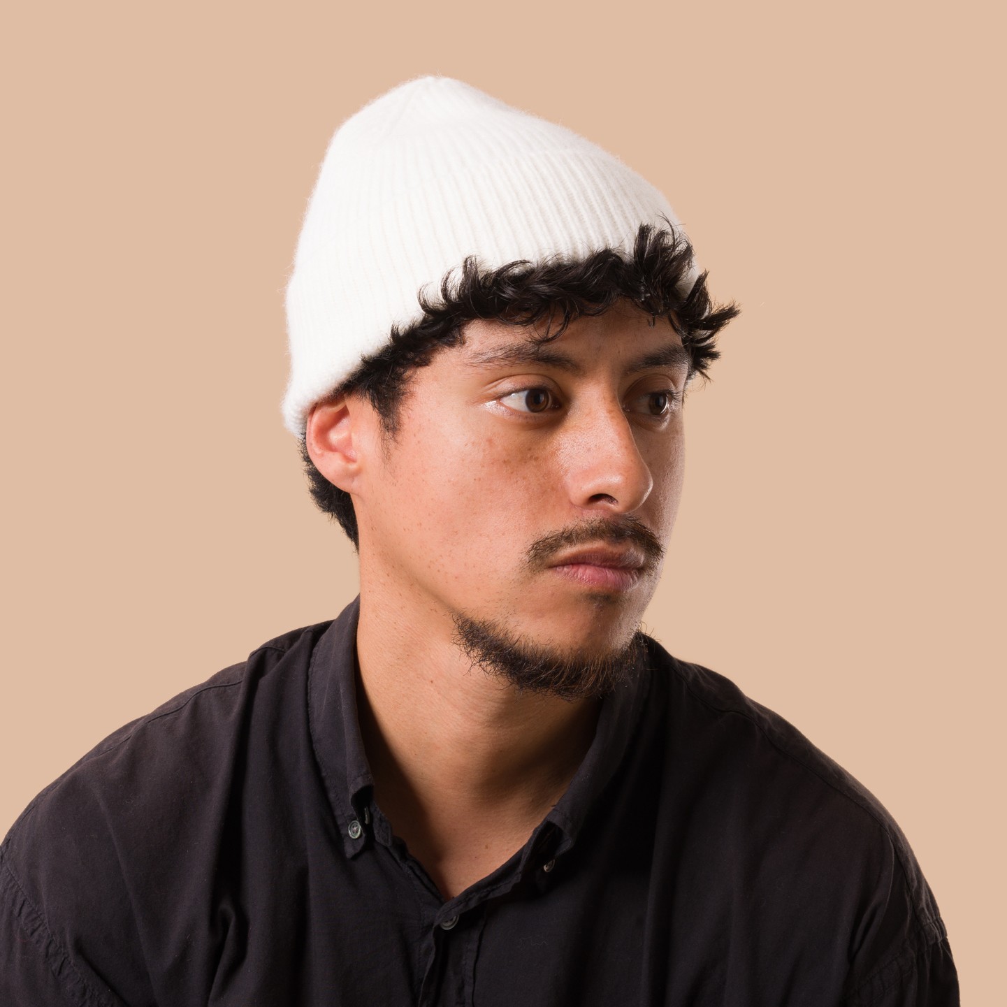 Barra Hat Bleached White Beanie
