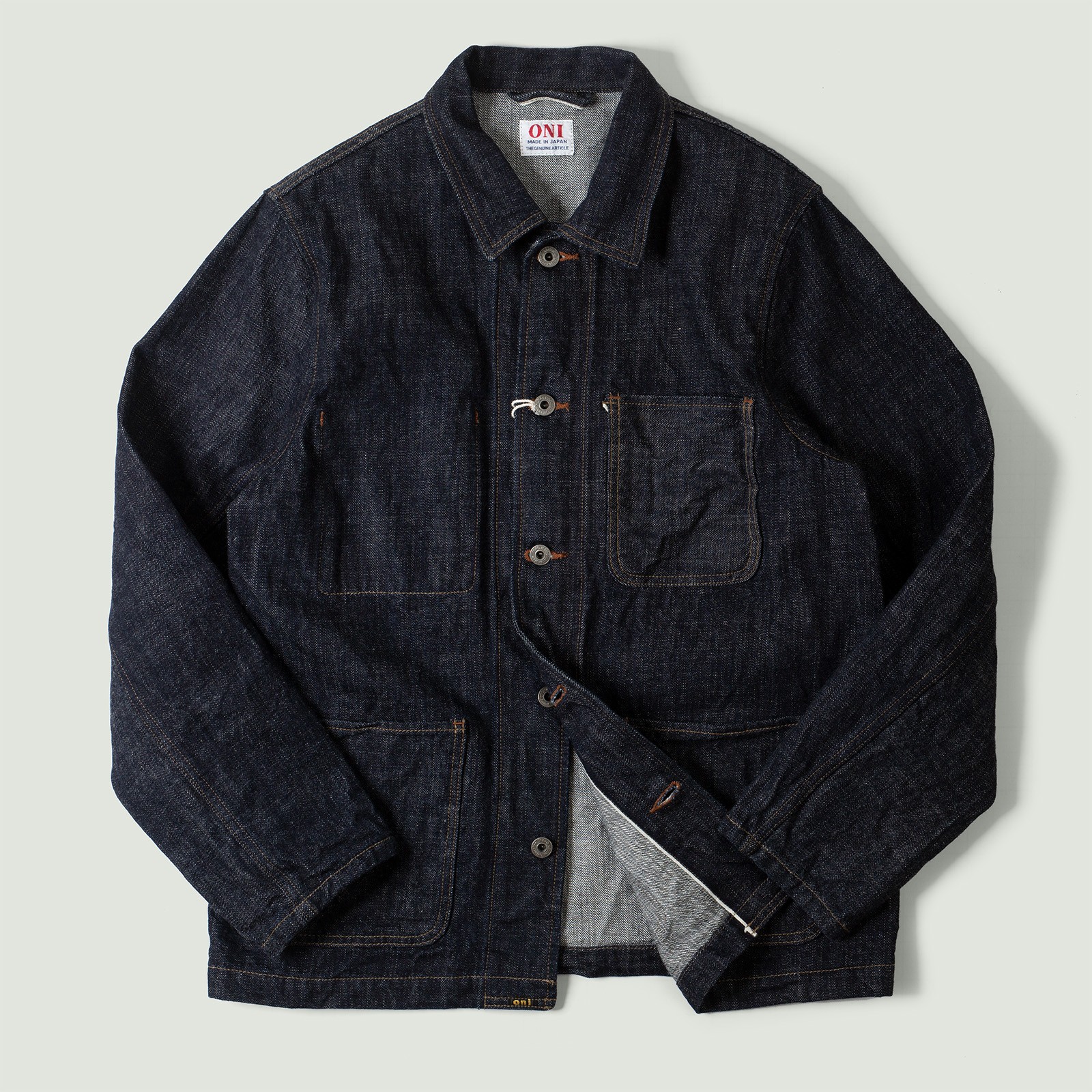 03502-LS13.5 13.5oz Long Slab Denim Coverall