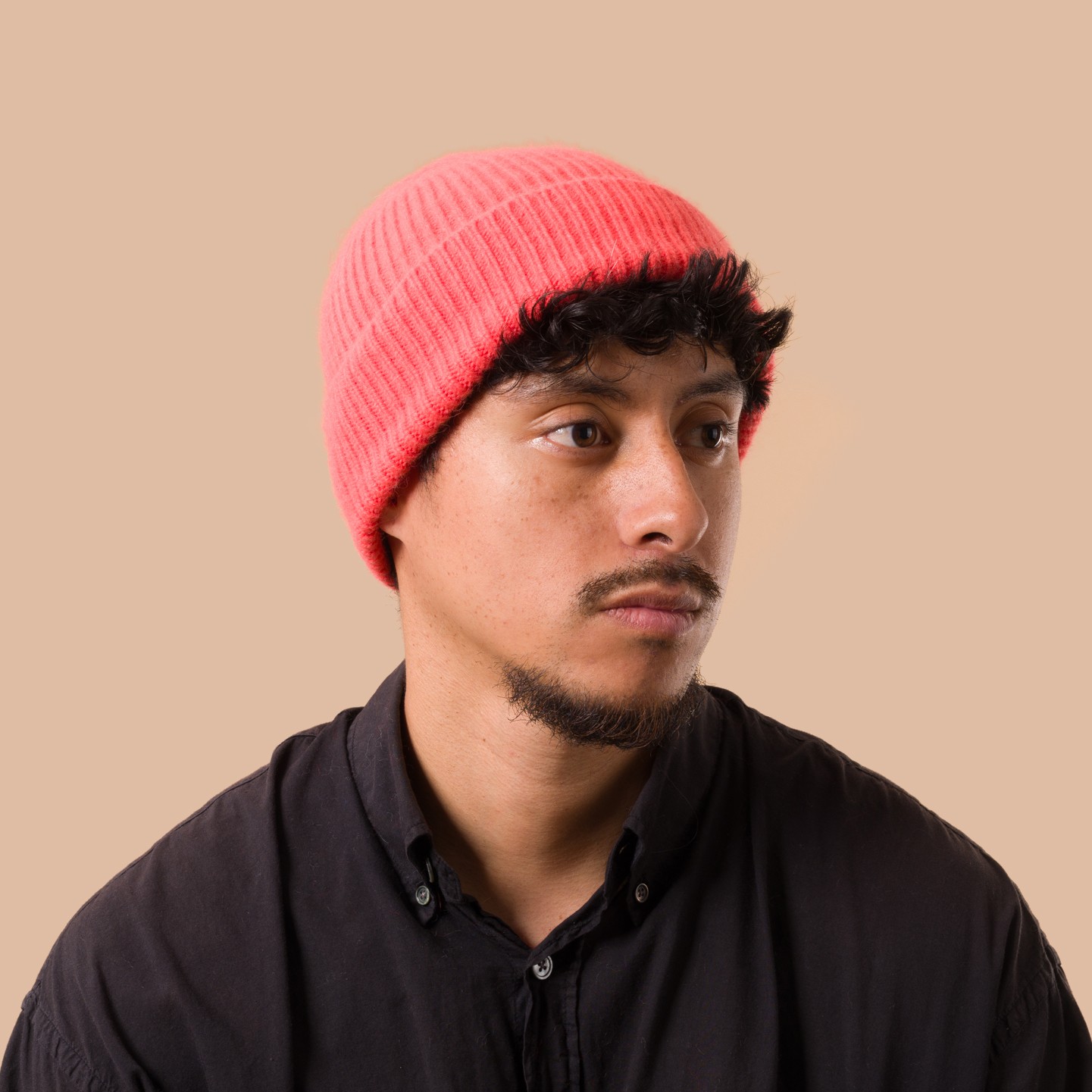 image flaneurs bonnet MACKIE Bonnet Barra Hat Purple Salmon