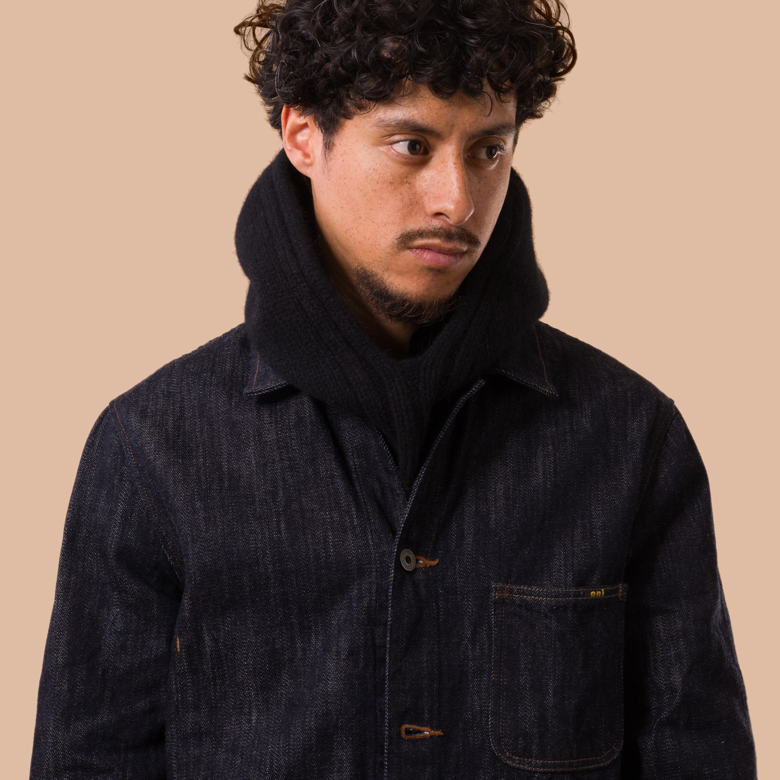 flaneurs MACKIE cagoule laine black (1)