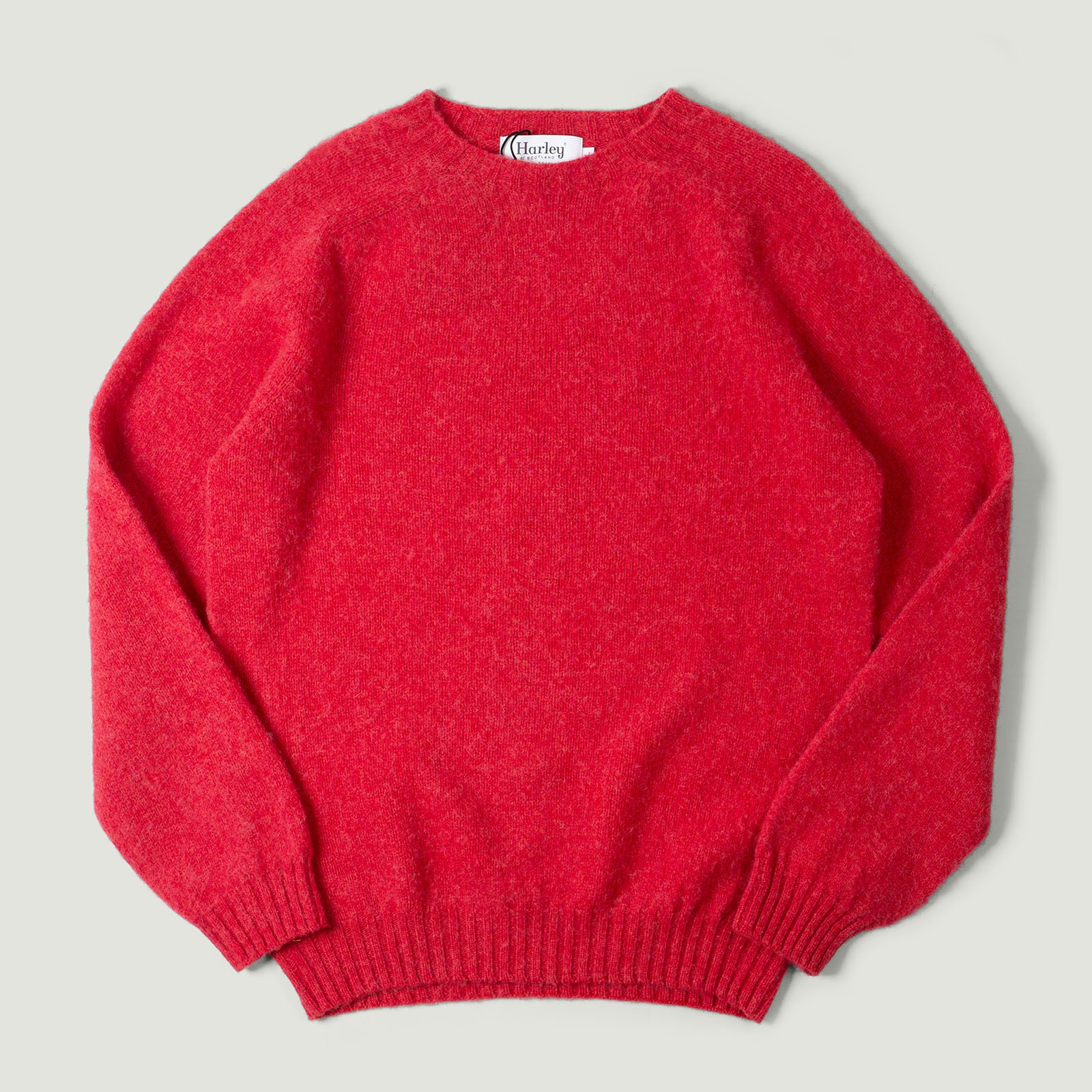 flaneurs pull HARLEY OF SCOTLAND Shaggy Crew Neck damask vignette