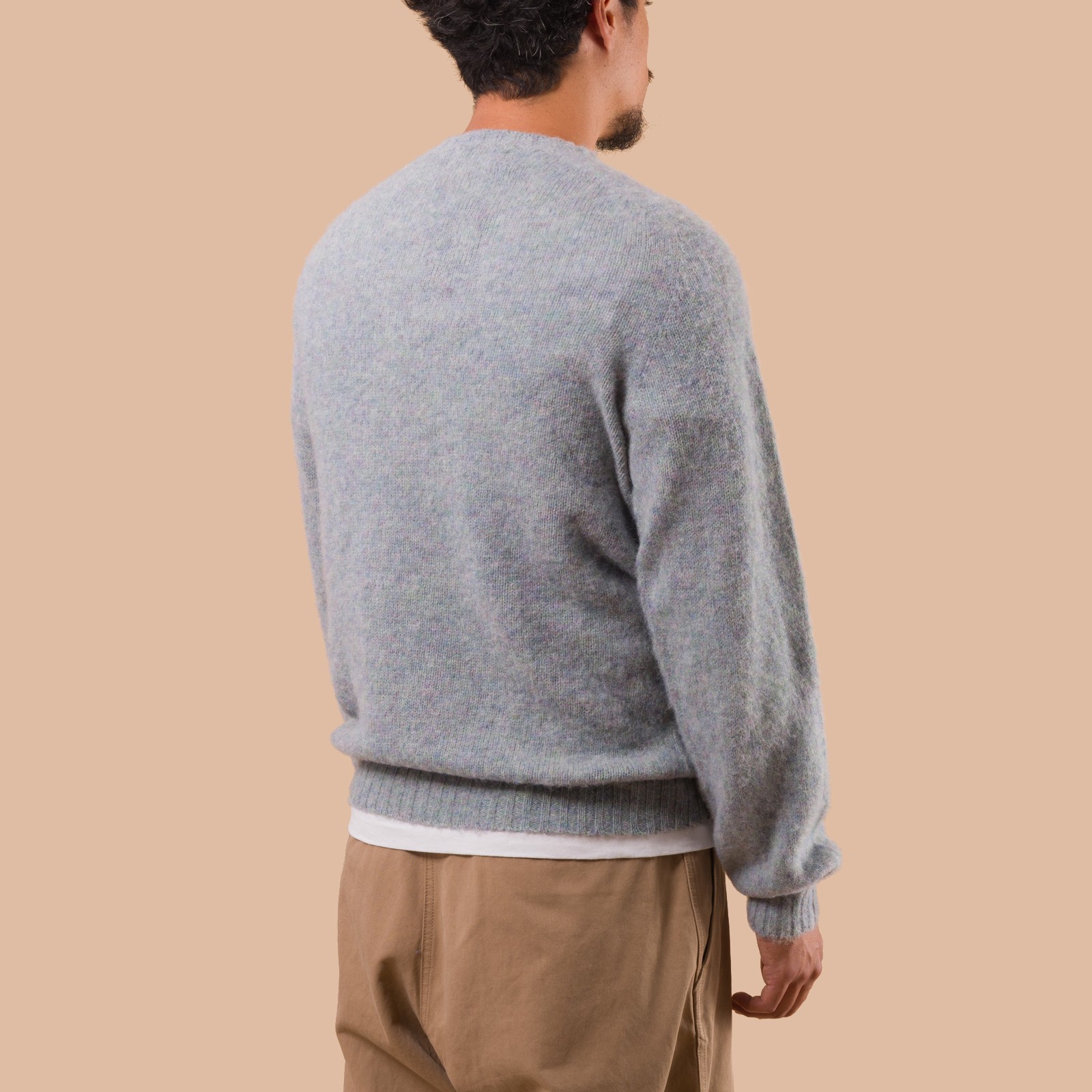 flaneurs pull HARLEY OF SCOTLAND Shaggy Crew Neck back