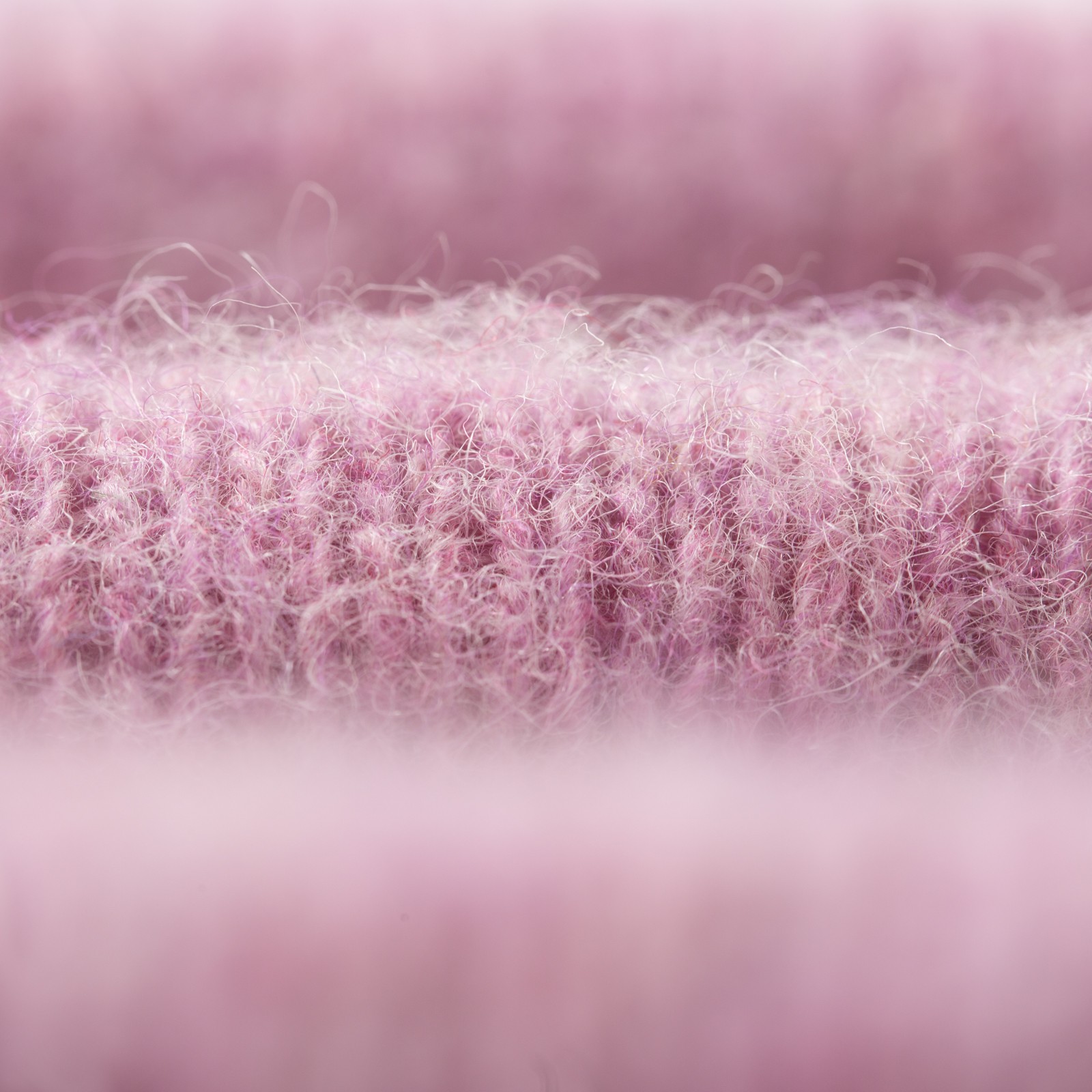 Shaggy Crew Neck Sweater Pink Lavender