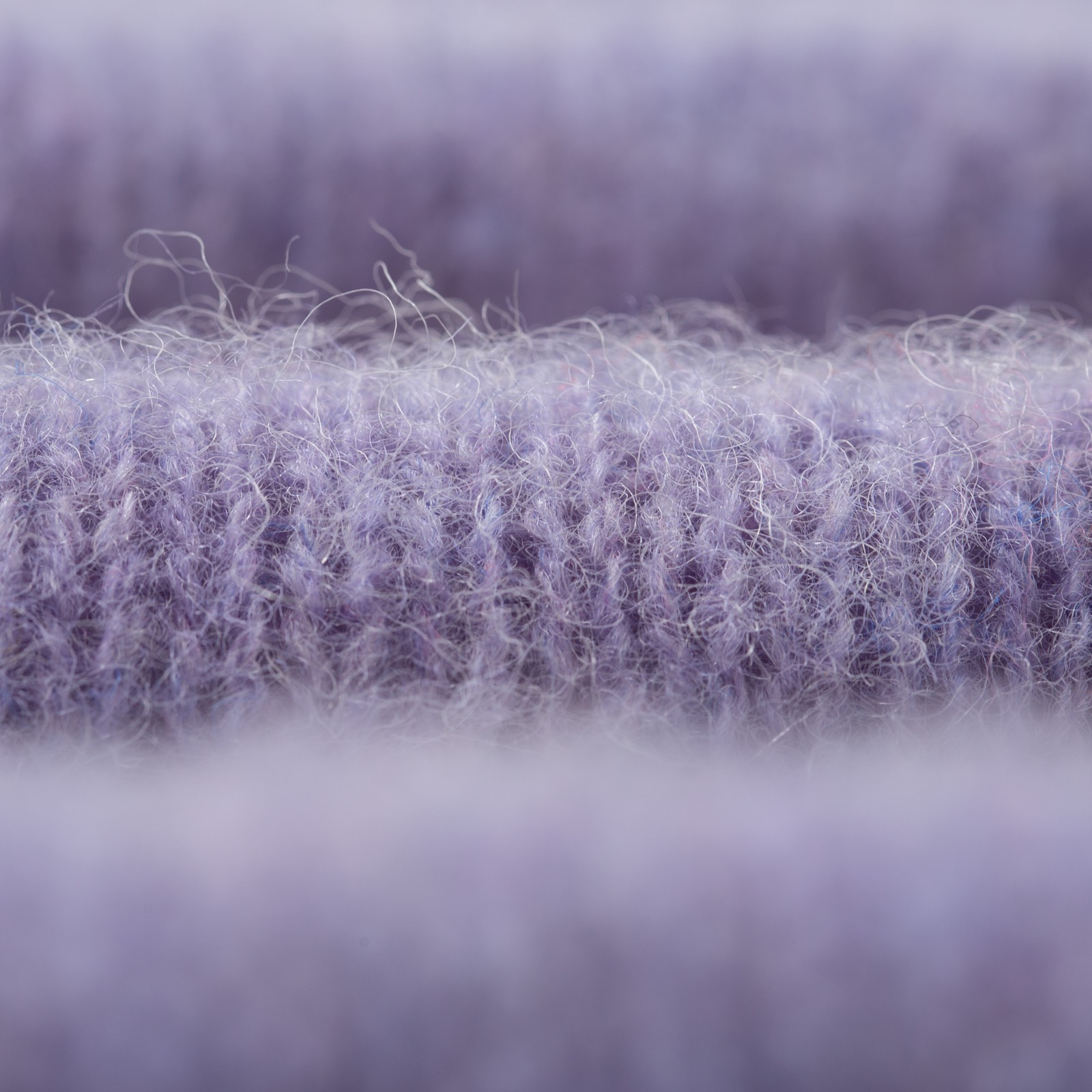 Shaggy Crew Neck Sweater Lavender