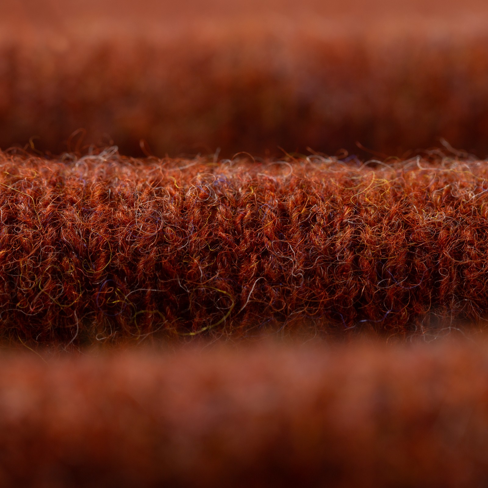 Shaggy Crew Neck Sweater Terracotta