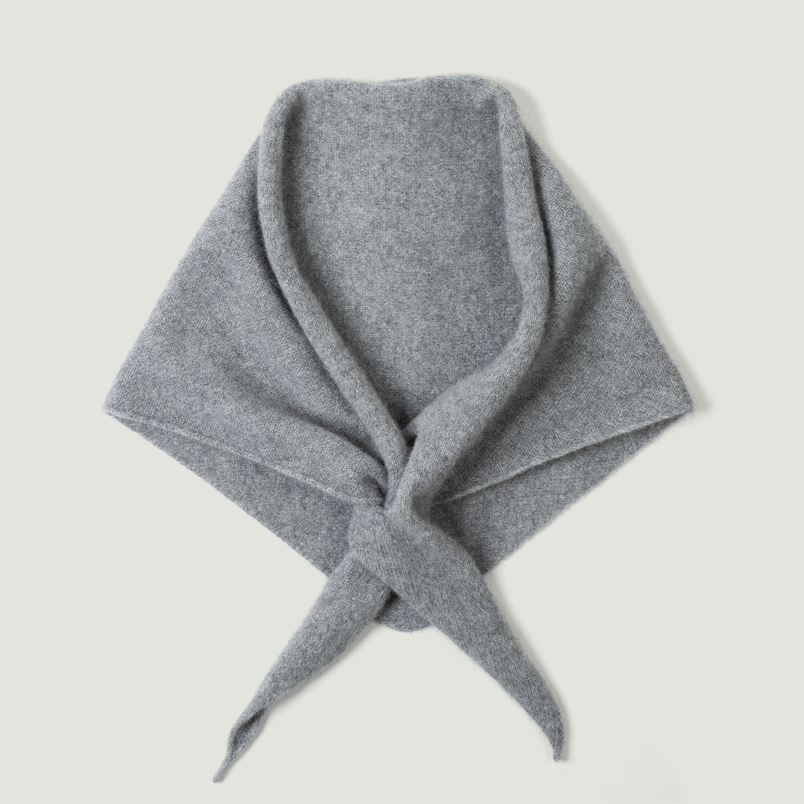 flaneurs Mackie bandana gris Ardmhor Triangle Hole Scarf meteor vignette