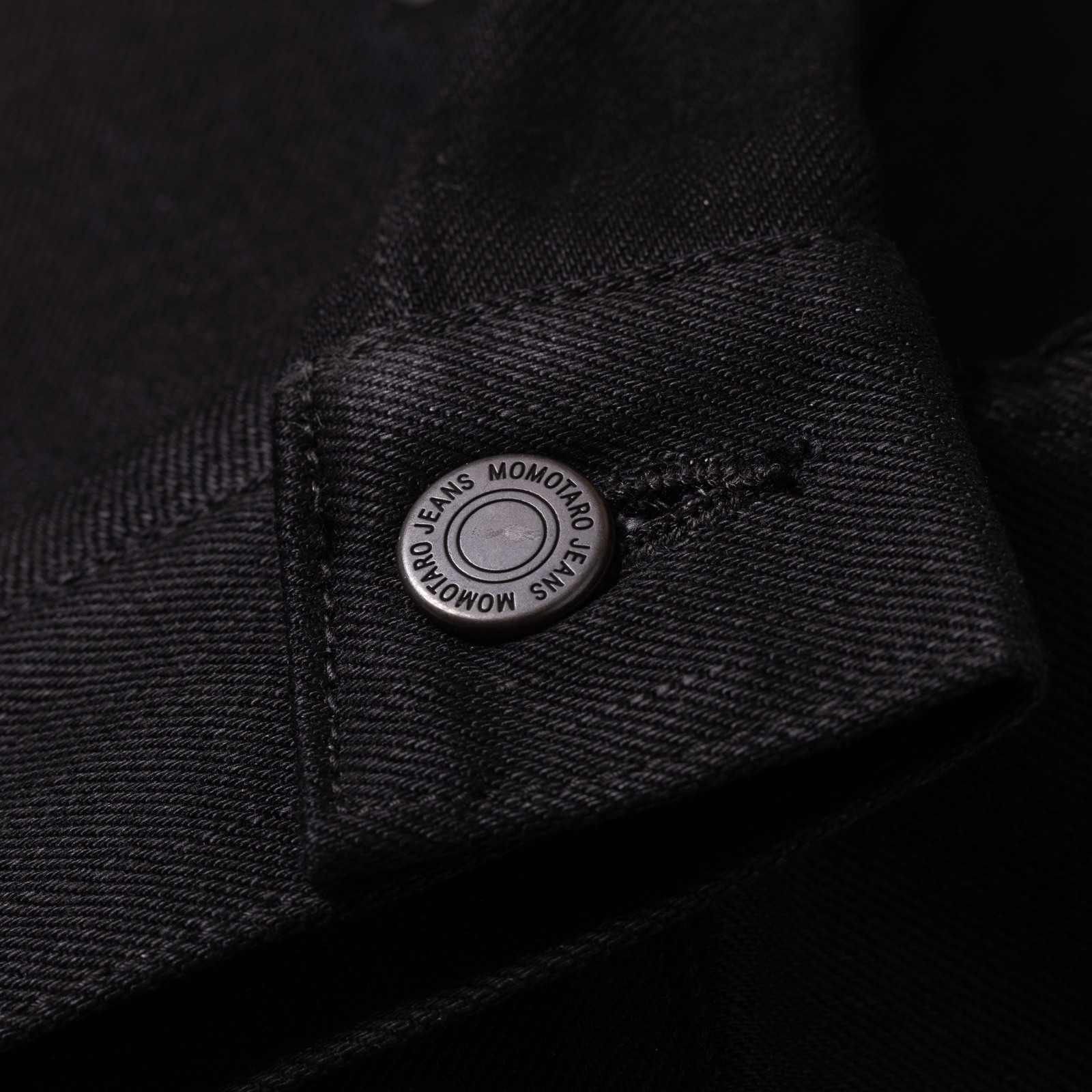 14.7oz Standard Denim Jacket Black
