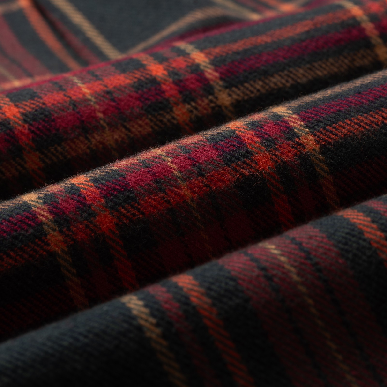 Image flâneurs PORTUGUESE FLANNEL / Bravio Shirt détail matière