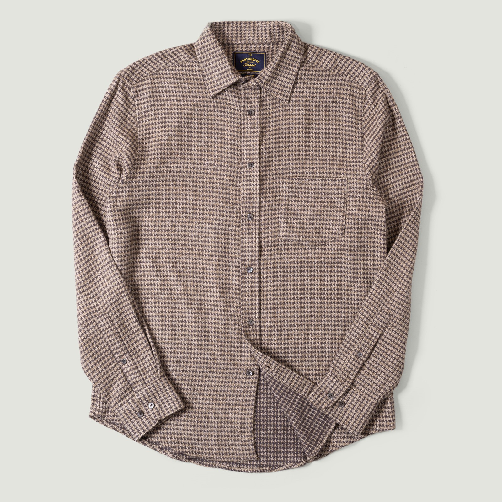 Image flâneurs PORTUGUESE FLANNEL / Abstract Shirt Charcoal vignette