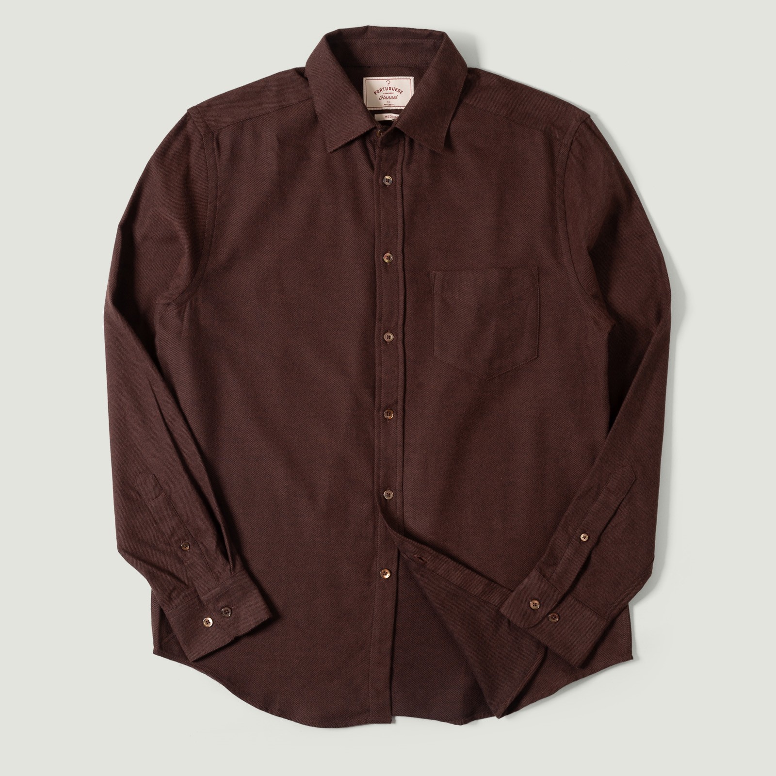 chemise-flâneurs-PORTUGUESE-FLANNEL-Teca-Shirt-Brown-vignette